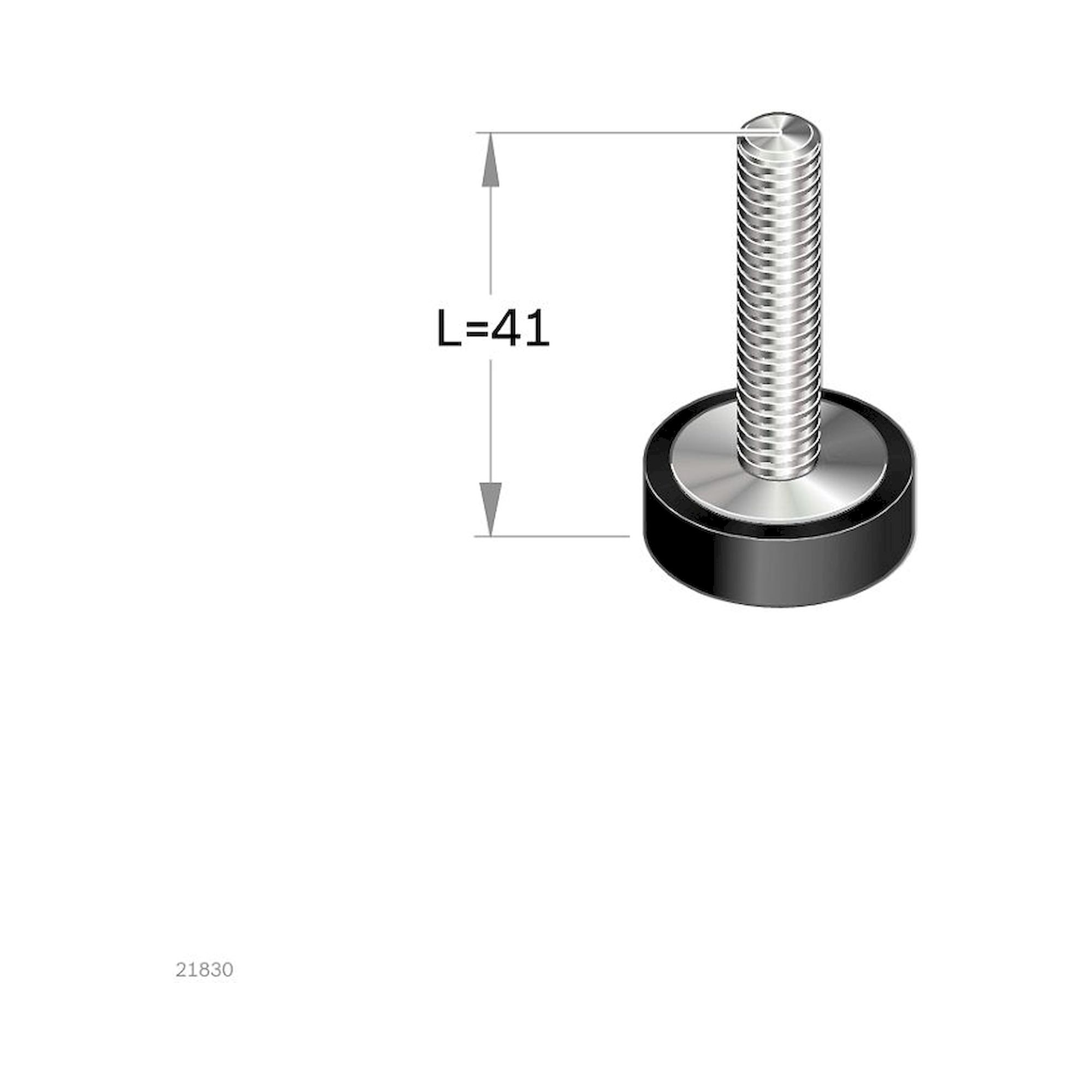 Bosch Rexroth 3842518743. Leveling foot D20 M6x34
