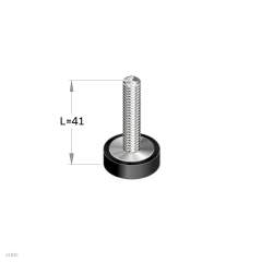 Bosch Rexroth 3842518743. Leveling foot D20 M6x34