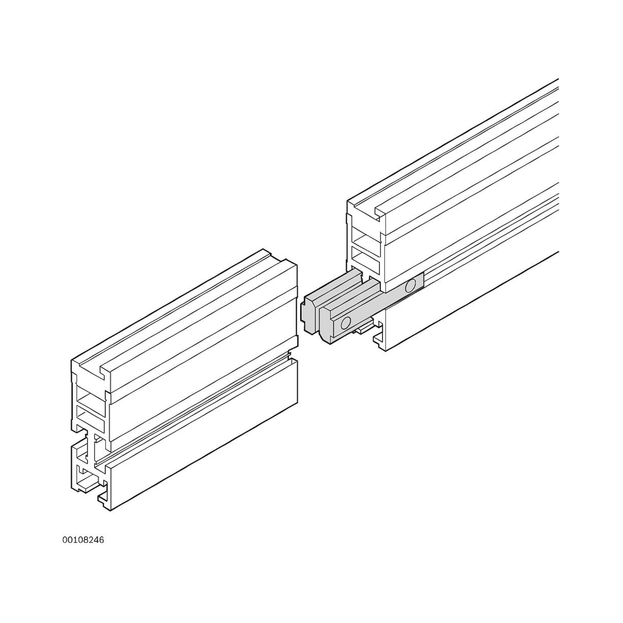 Bosch Rexroth 3842521344. Cross connector QV 1 b160