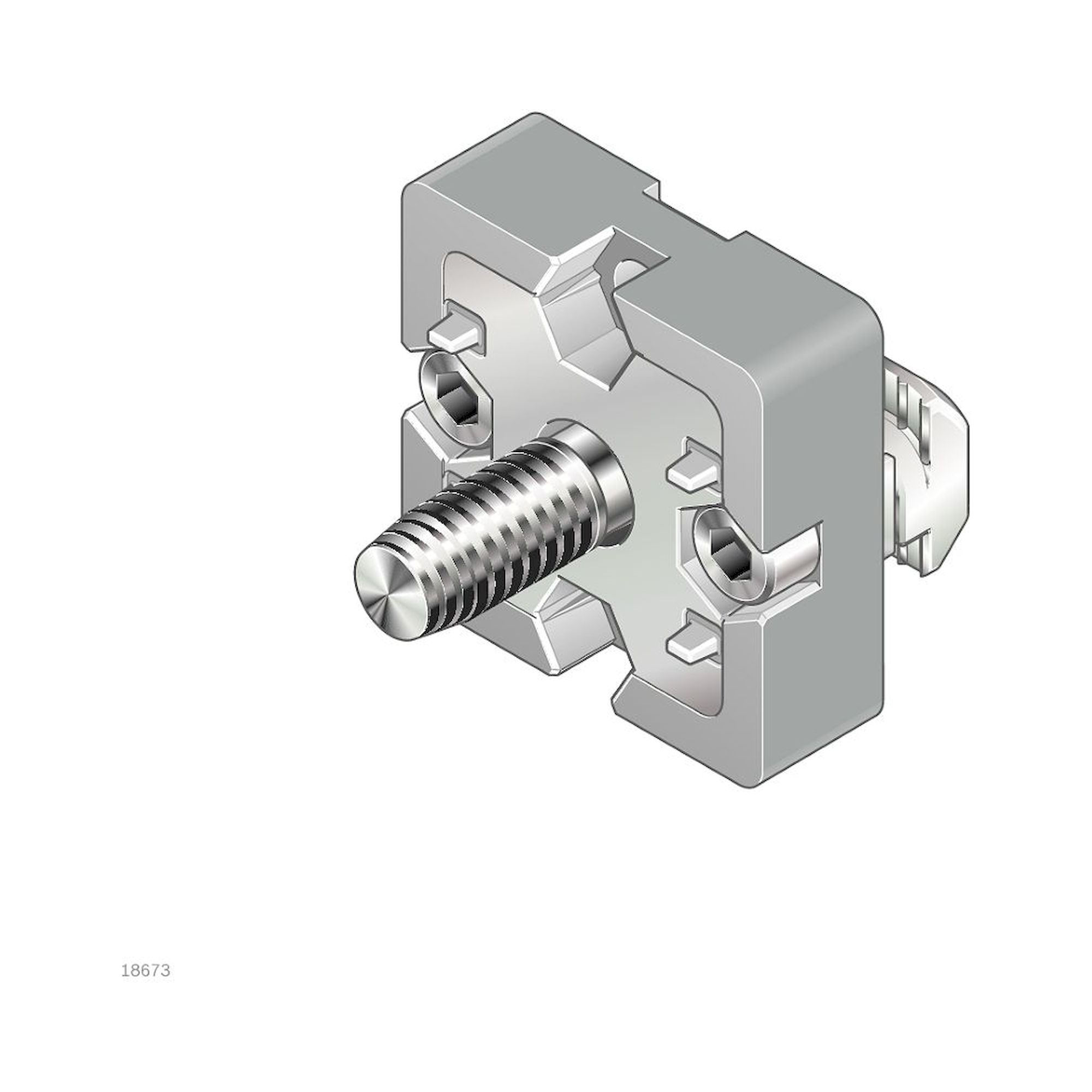 Bosch Rexroth 3842520802. T-connector 45x45 set (standard)
