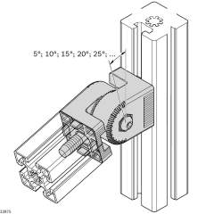 Bosch Rexroth 3842546564. Joint 45x45 lockable