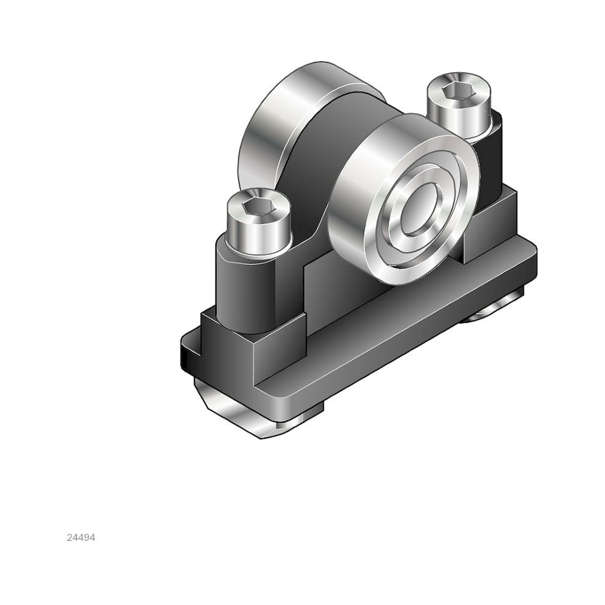 Bosch Rexroth 3842554711. End piece 30x45C, black ESD