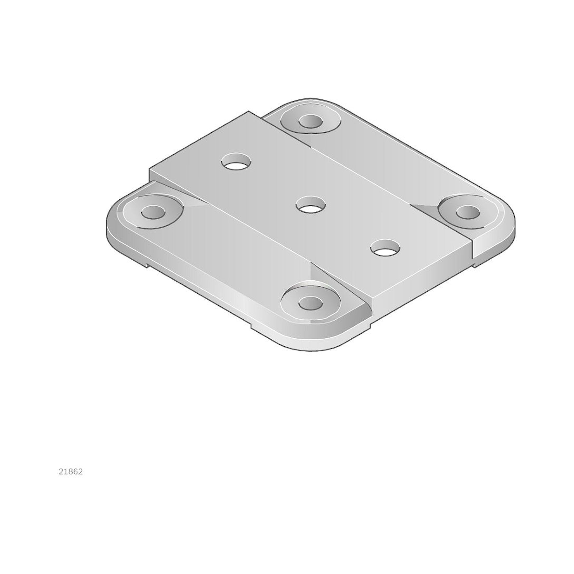 Bosch Rexroth 3842516175. Base plate, 135x135