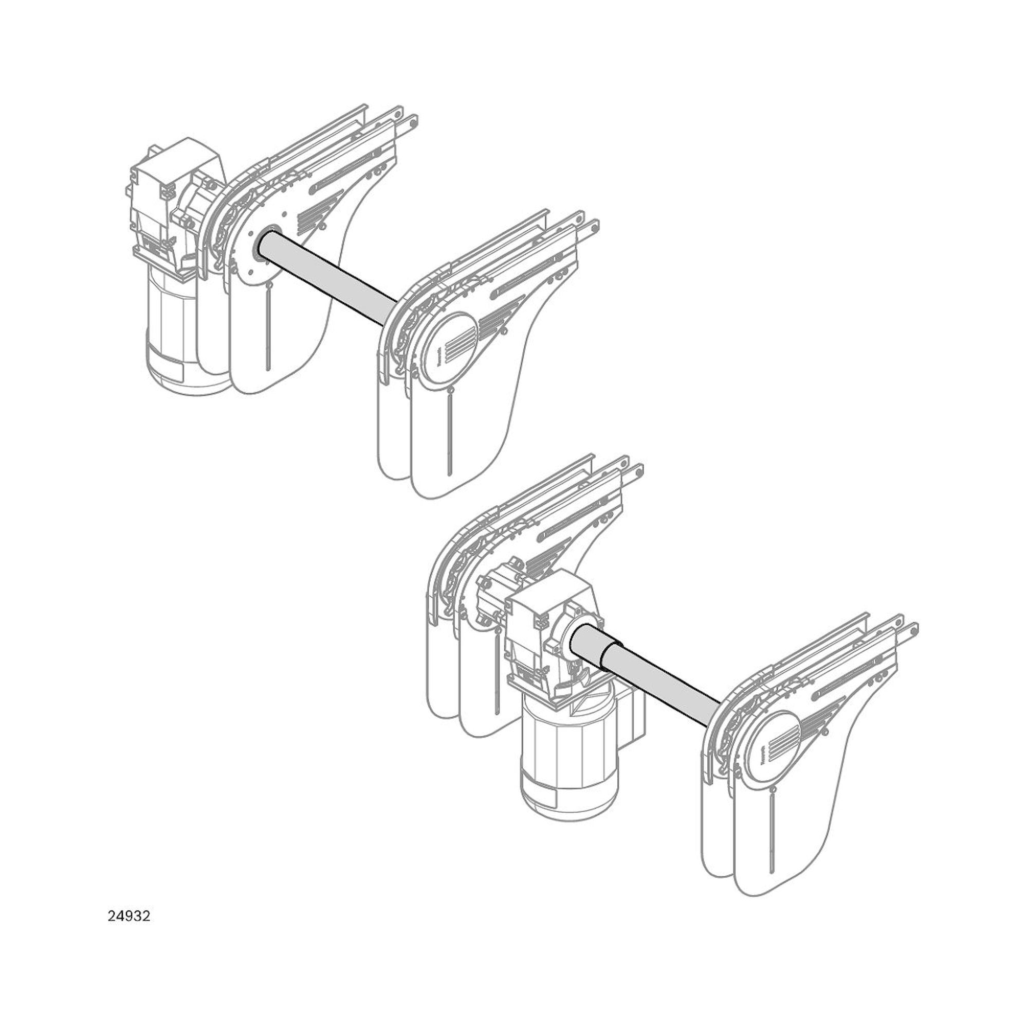 Bosch Rexroth 3842998774. Connection kit synchronous drive VFplus external motor