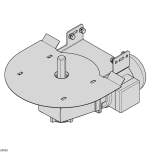 Bosch Rexroth 3842998742. The 180° curve wheel (aluminum version) is quickly transformed into a curve wheel drive by using a drive kit.