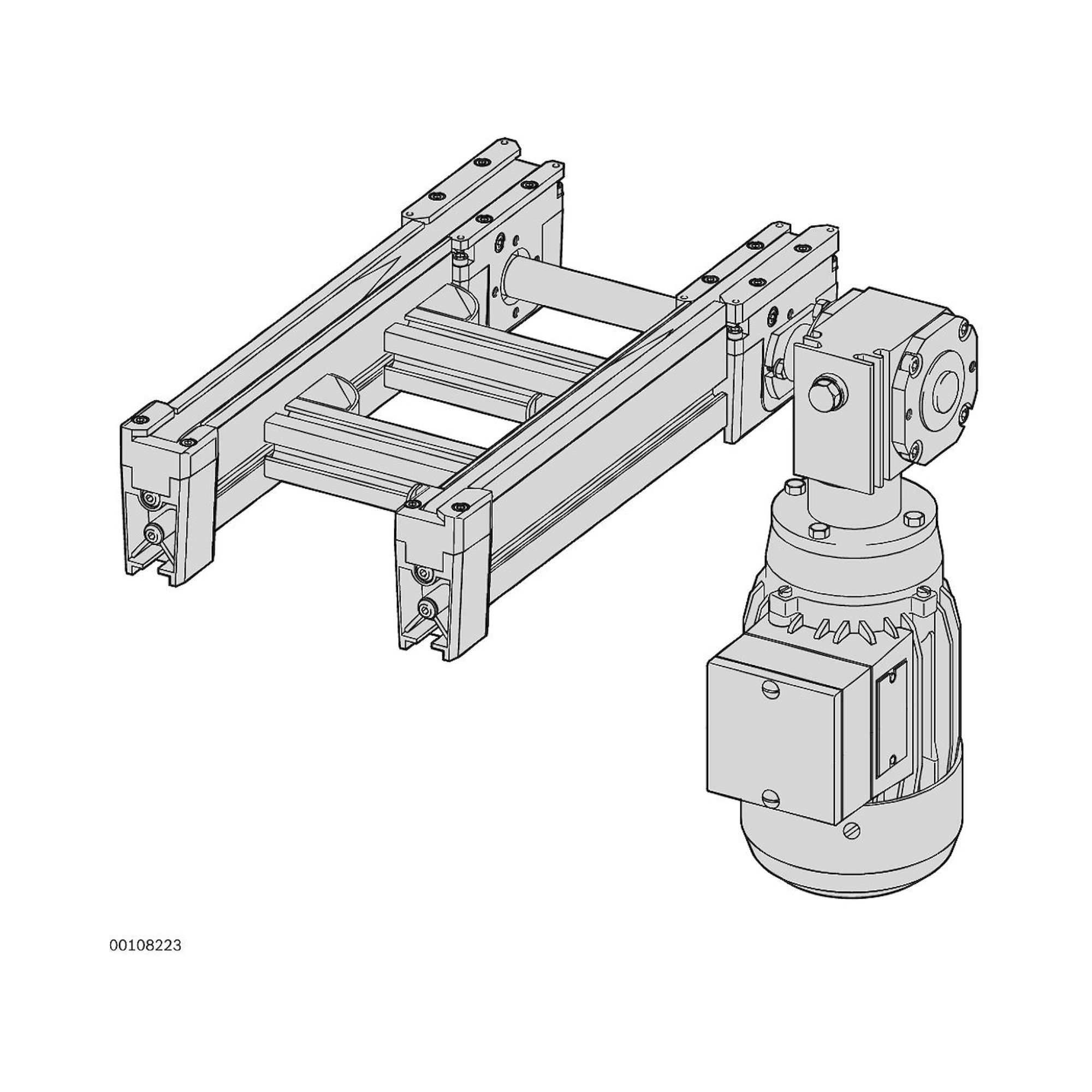 Bosch Rexroth 3842999898-1000. Bandstrecke, BS 1. 1000 mm