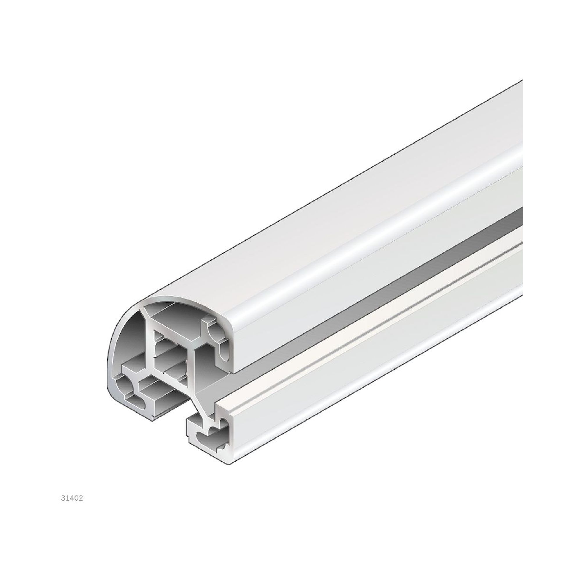 Bosch Rexroth 3842993184-1000. Strut profile, 40X40LR. 1000 mm