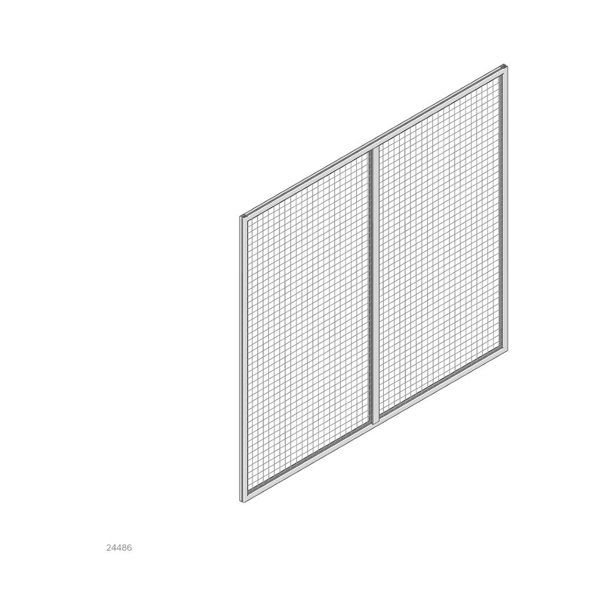 Bosch Rexroth 3842554280. Protective fence, vertical sections B2000