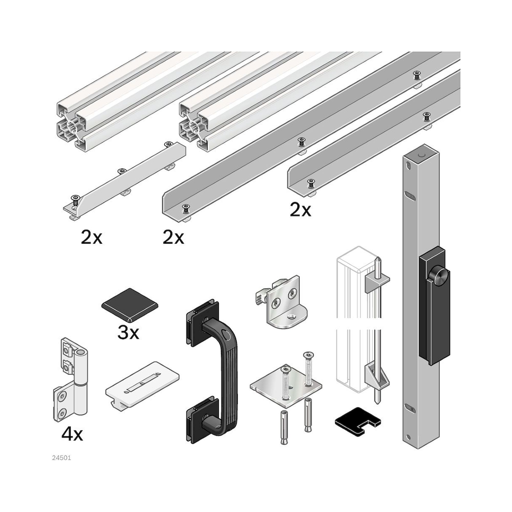 Bosch Rexroth 3842525781. Double door assembly kit B1500