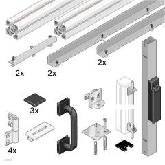 Bosch Rexroth 3842525781. Double door assembly kit B1500