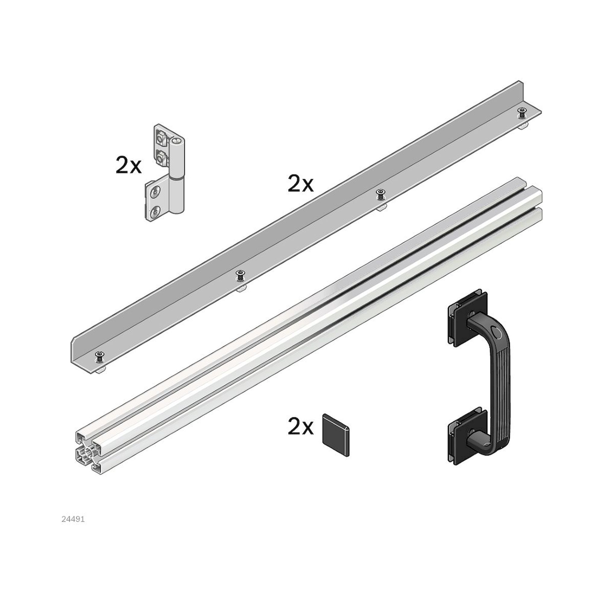 Bosch Rexroth 3842523170. Anschlagleiste, 35X35X3 L=800