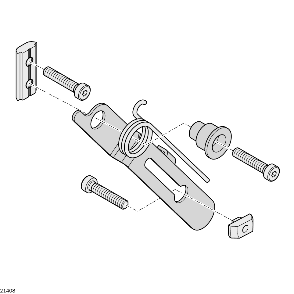 Buy Bosch Rexroth 3842546560. Tilt lever, rocker arm safety set:...