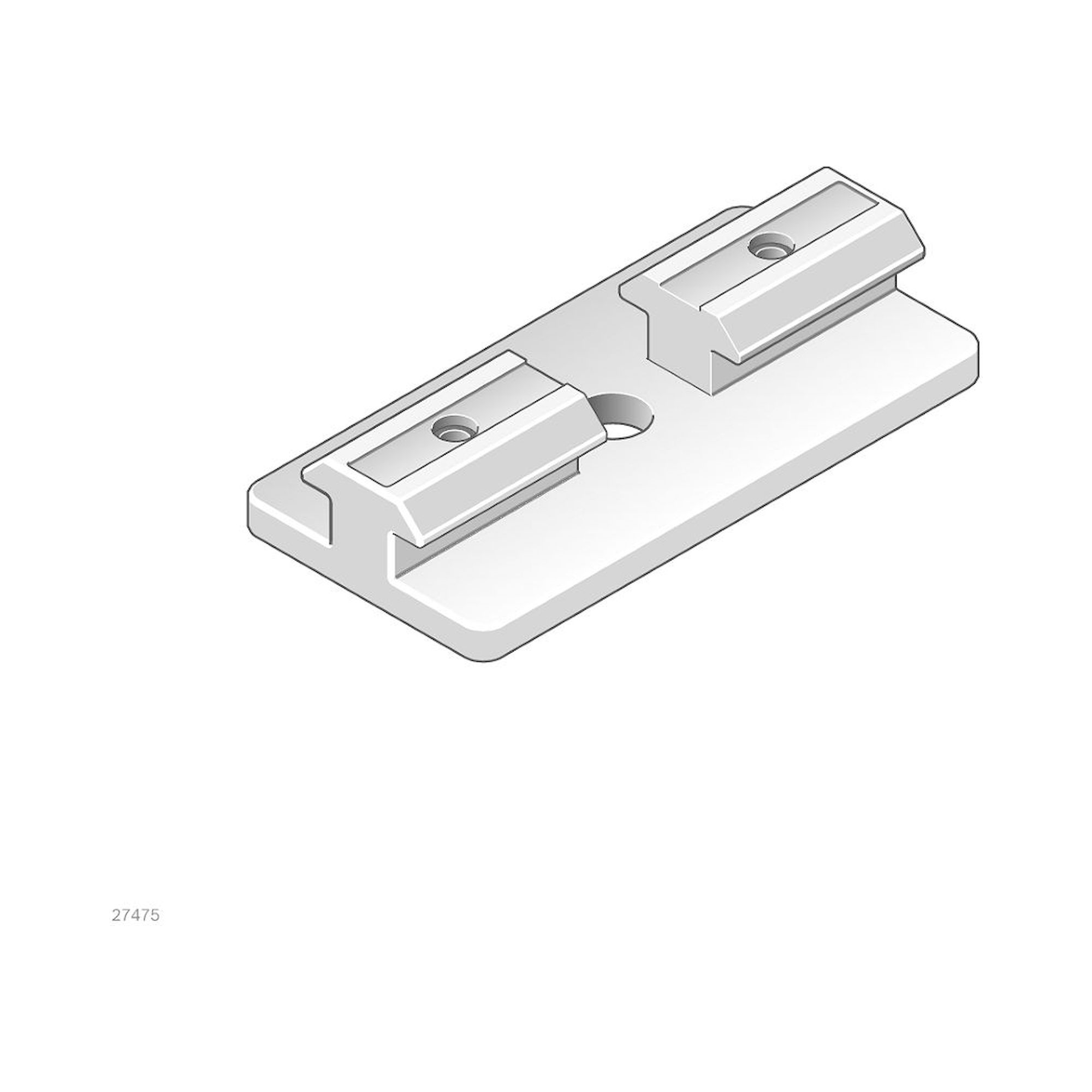 Bosch Rexroth 3842552424. Slider, flat lockable N10