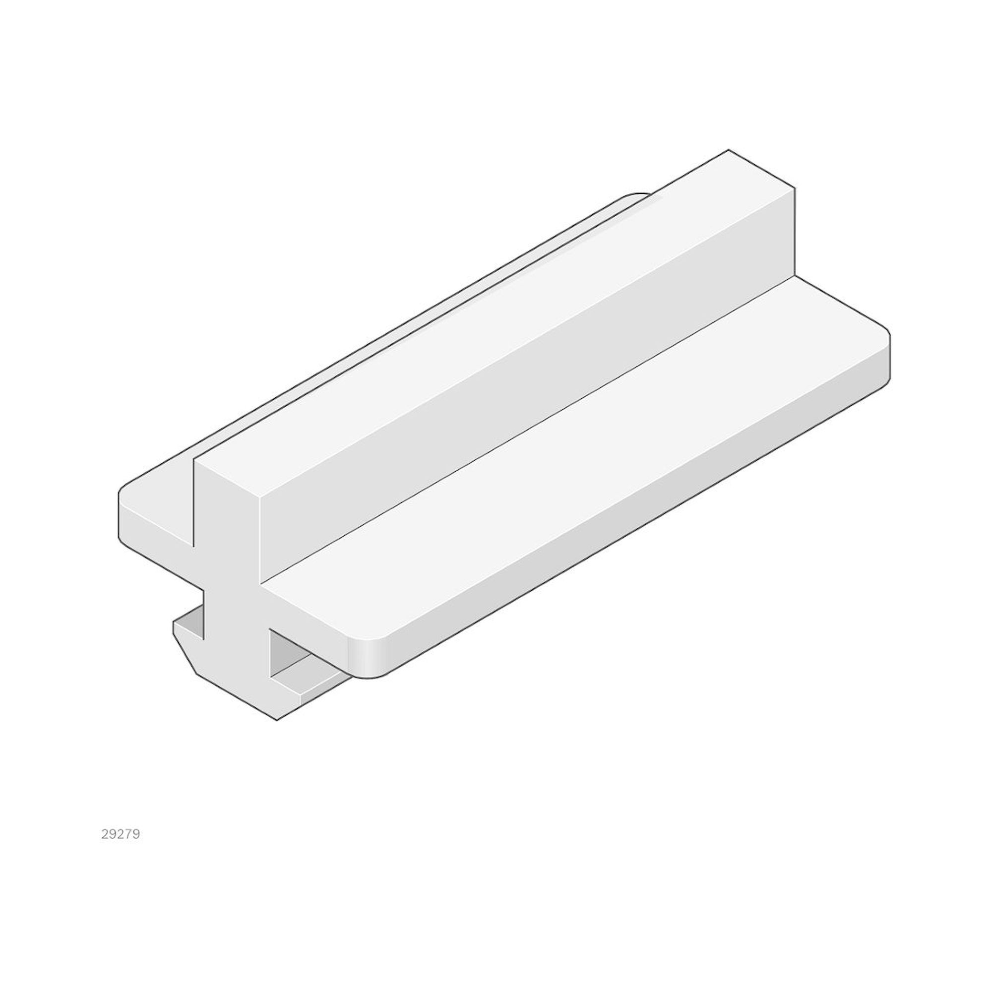 Bosch Rexroth 3842523207. Slider, offset, single-sided 26x18