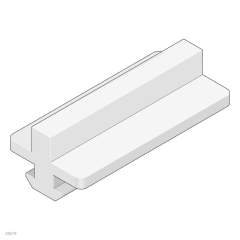 Bosch Rexroth 3842523207. Slider, offset, single-sided 26x18