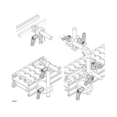 Bosch Rexroth 3842528539. Clamping lever M6x40