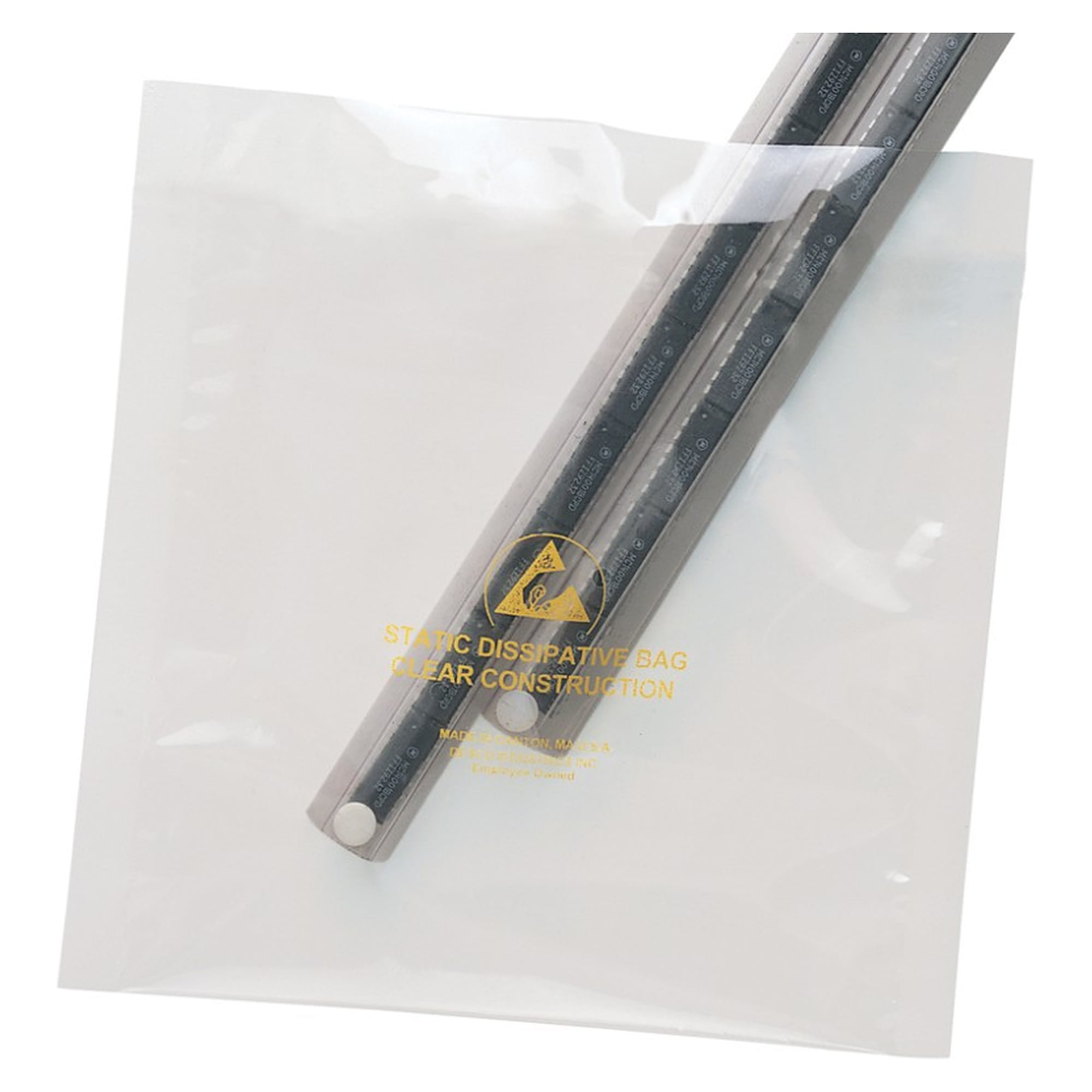 Sachet ESD Statfree ultra transparent, dissipatif, ouvert, 76 x 127 à 305 x 457 mm, paquet de 100 - Desco