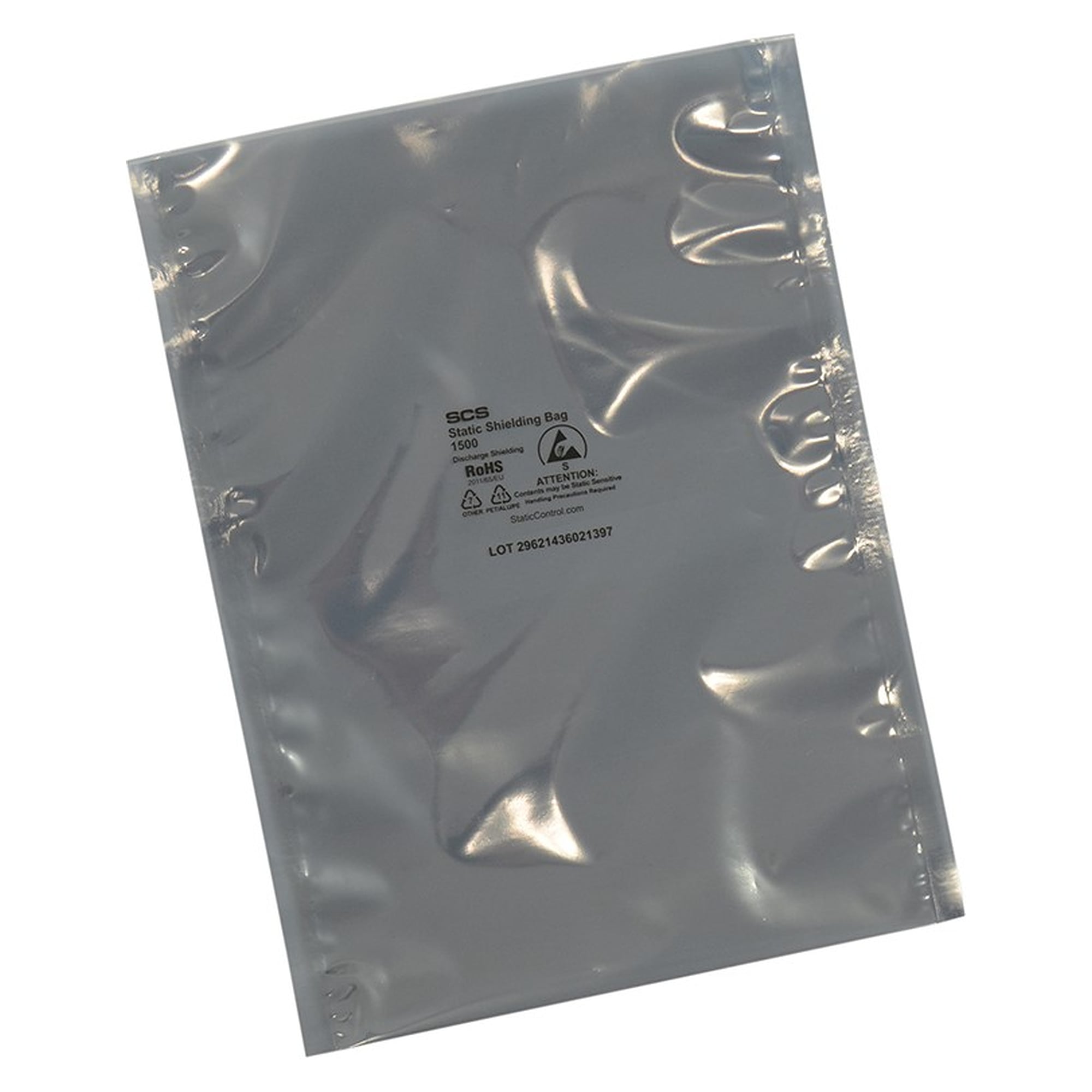 Sachet de blindage ESD Metal-Out, série 1500, ouvert, 150 x 255 à 355 x 455 mm, paquet de 100 - Desco
