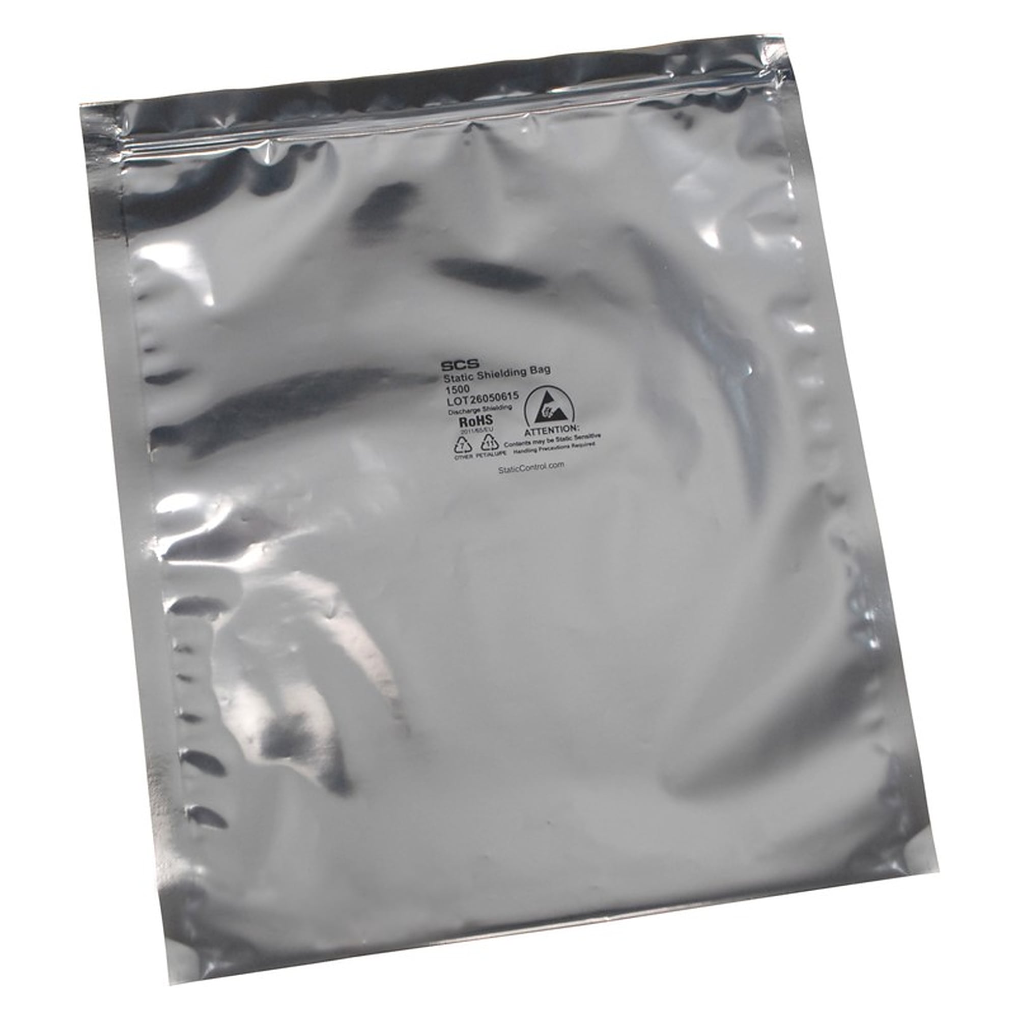 Sachet de blindage ESD Metal-Out, série 1500, à fermeture zip, 125 x 200 à 255 x 305 mm, paquet de 100 - Desco