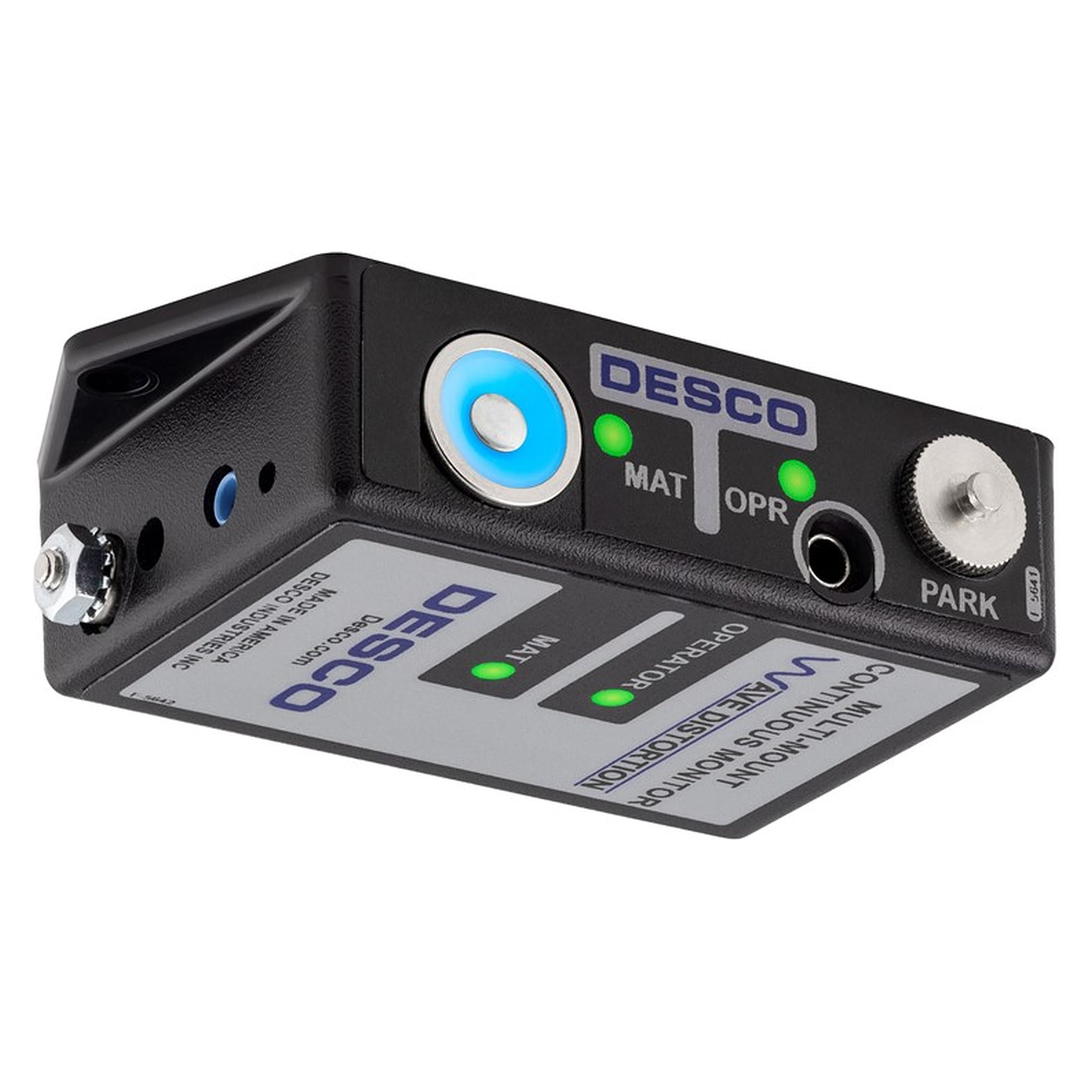 Multi-Mount Continuous Monitor with Mounting Tabs and Universal Power Adapter - Desco 19337
