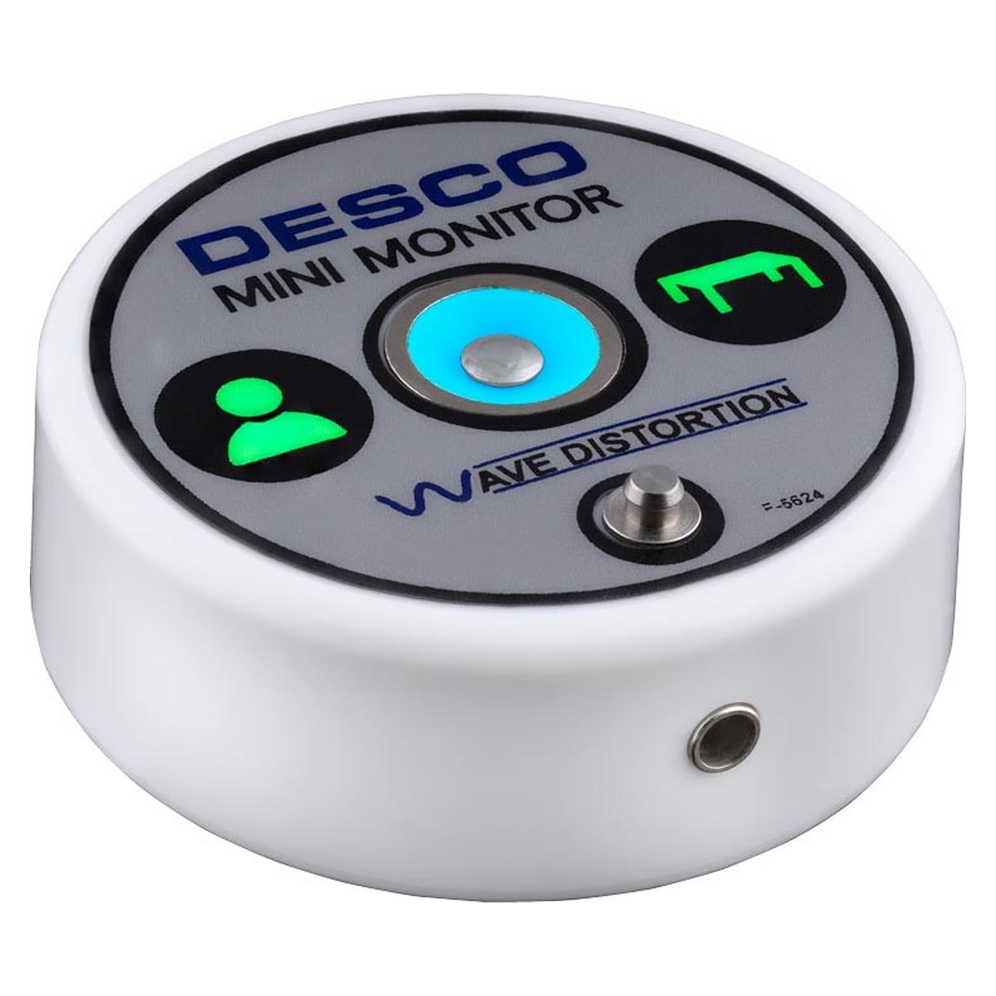 Mini Monitor Continuous Monitor for Wrist Strap and Mat, 4 mm Snap - Desco 19342