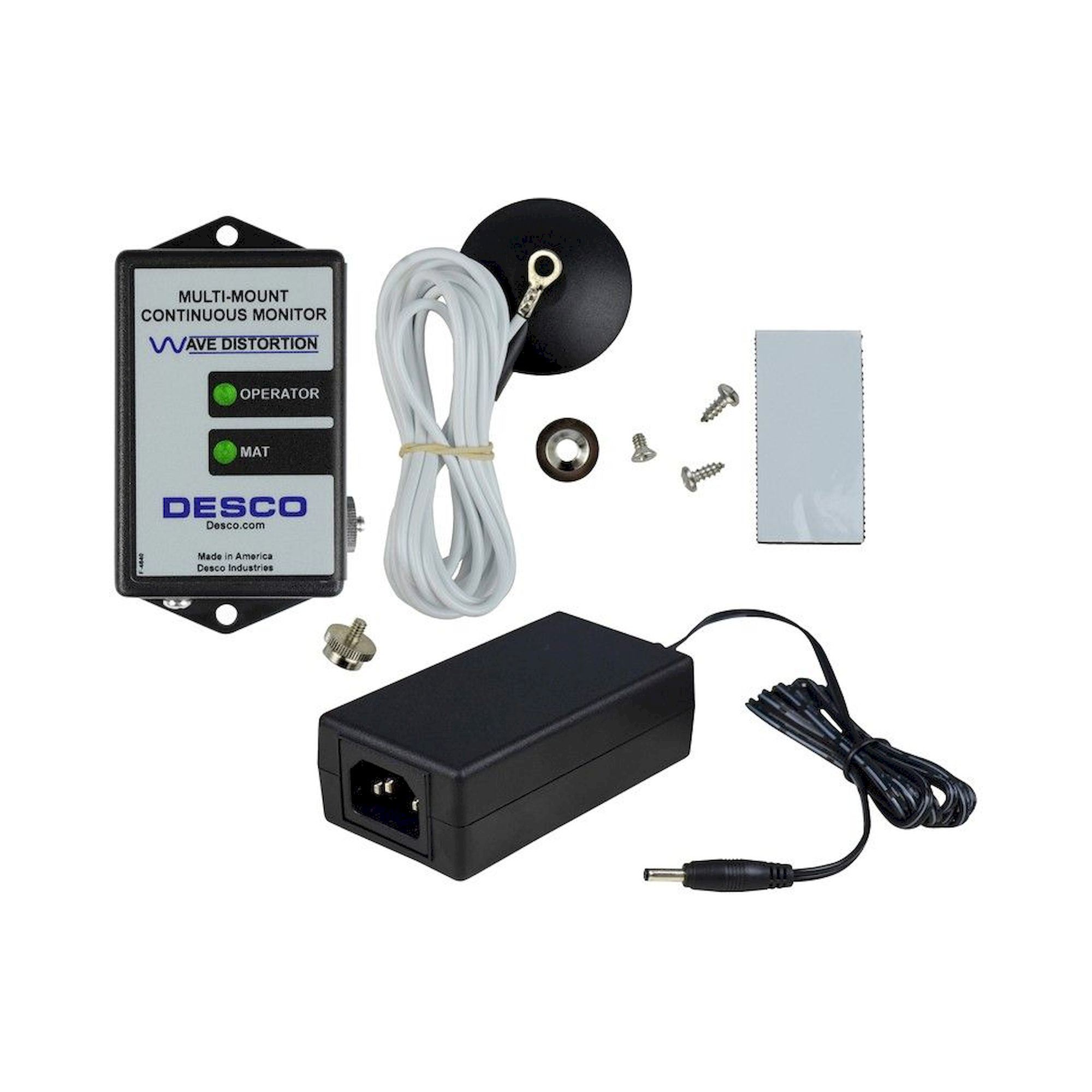 Multi-Mount continuous workstation monitor for one operator - Desco 19652