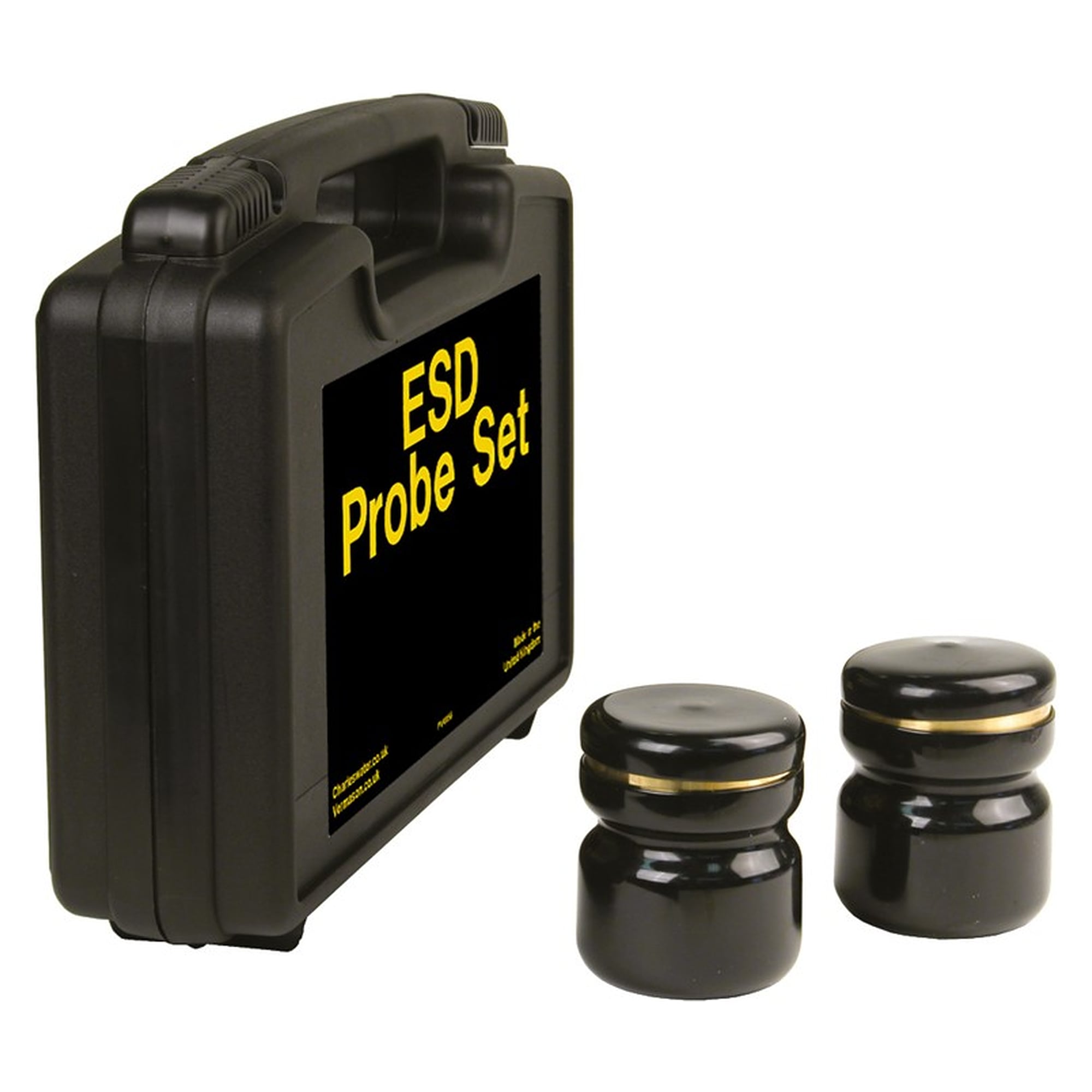 Kit d'électrodes cylindriques, 2 x 63 mm, 2,3 kg chacune, en mallette, avec certificat - Desco 222009