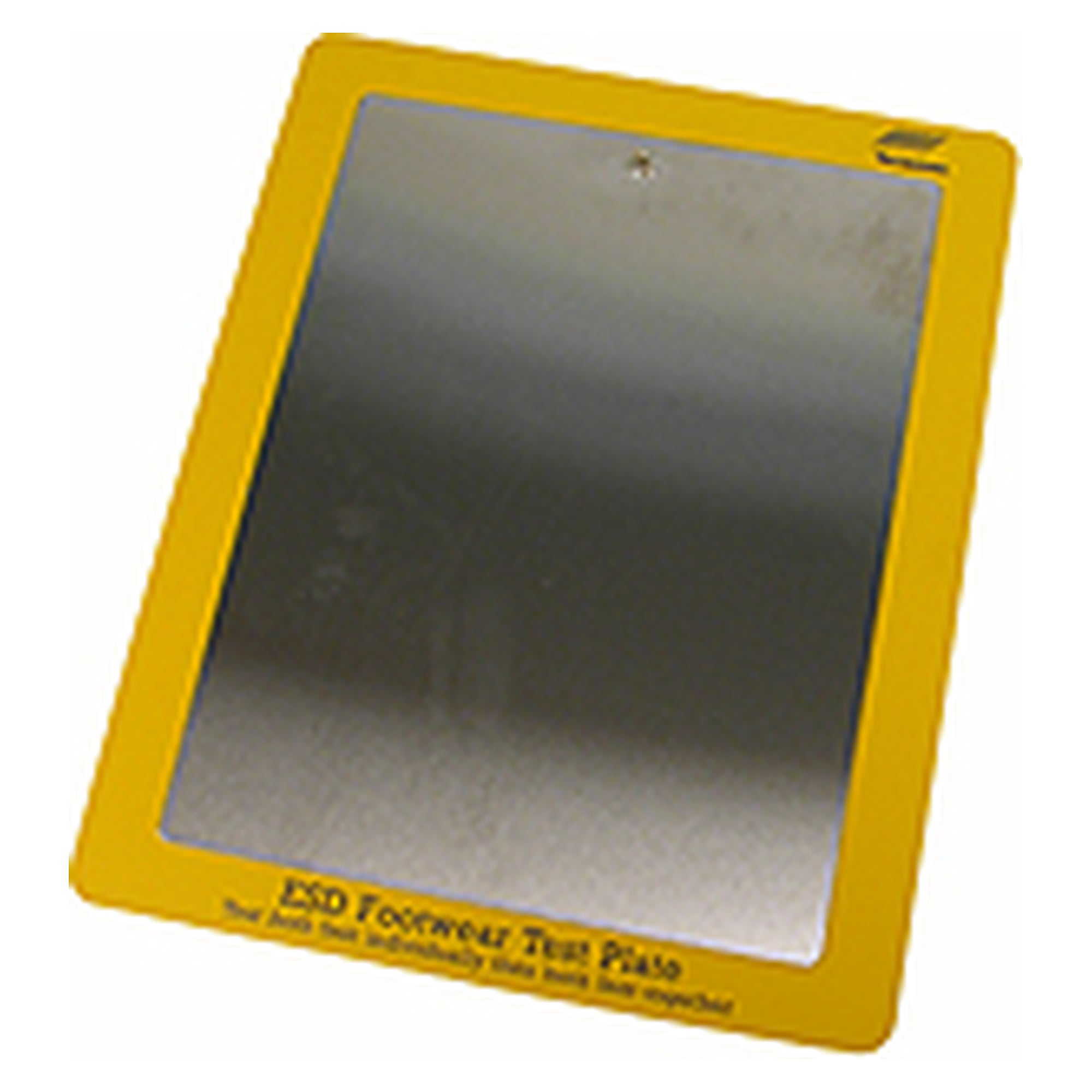 Stainless Steel Foot Plate for Two Feet, Insulated Vinyl Base, for Footwear Testers - Desco 222501