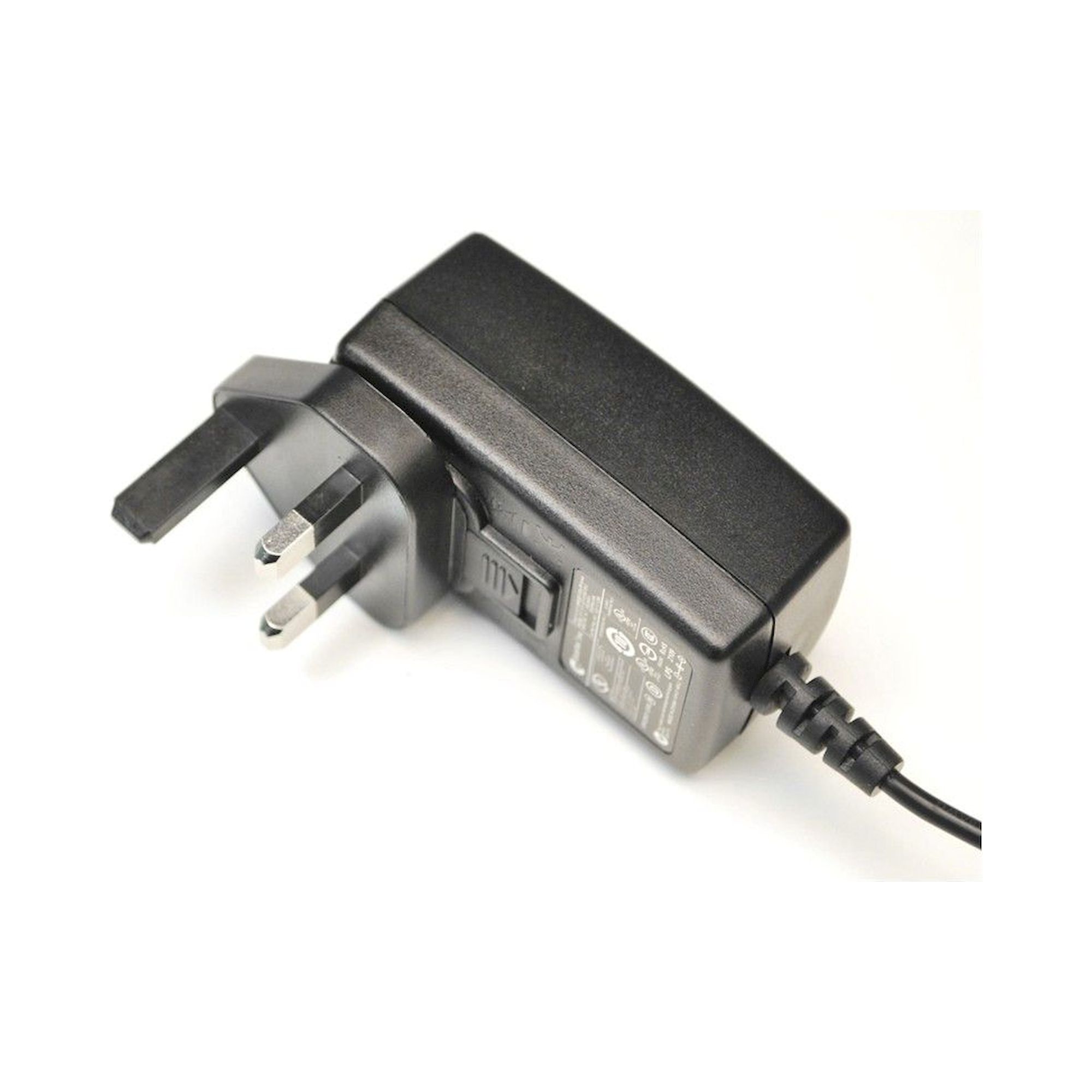 DESCO 222560. Adapter, 100-240VAC In, 12VDC 1.25A Out, UK Plug