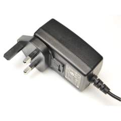 DESCO 222560. Adapter, 100-240VAC In, 12VDC 1.25A Out, UK Plug