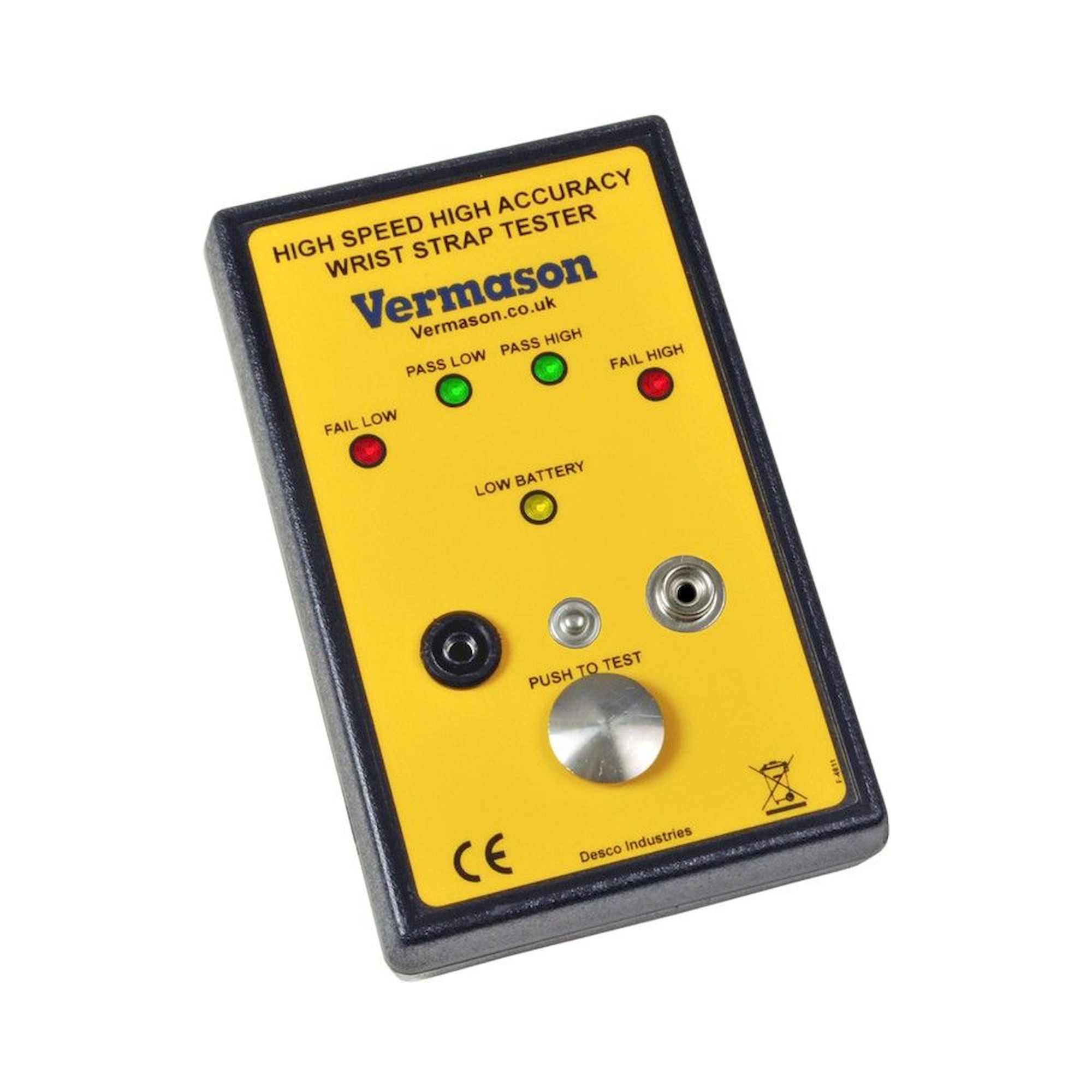 DESCO 222562. Hi-Speed/Hi-Accuracy Wrist Strap Tester