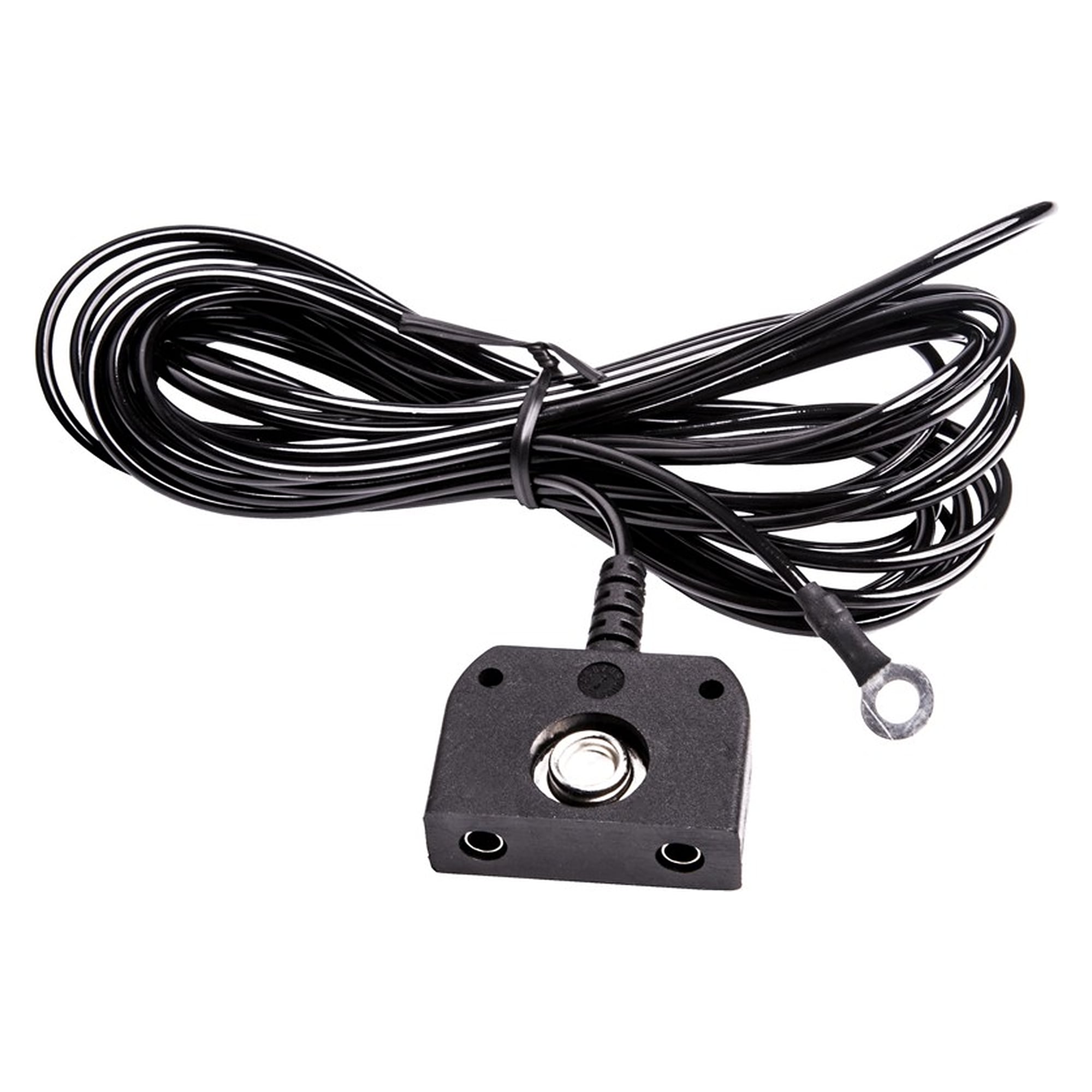 Mattenerdungskabel 4 m mit 10-mm-Druckknopf, 2 x 4-mm-Buchse, 1 Megaohm, M5-Ringöse - Desco 231250