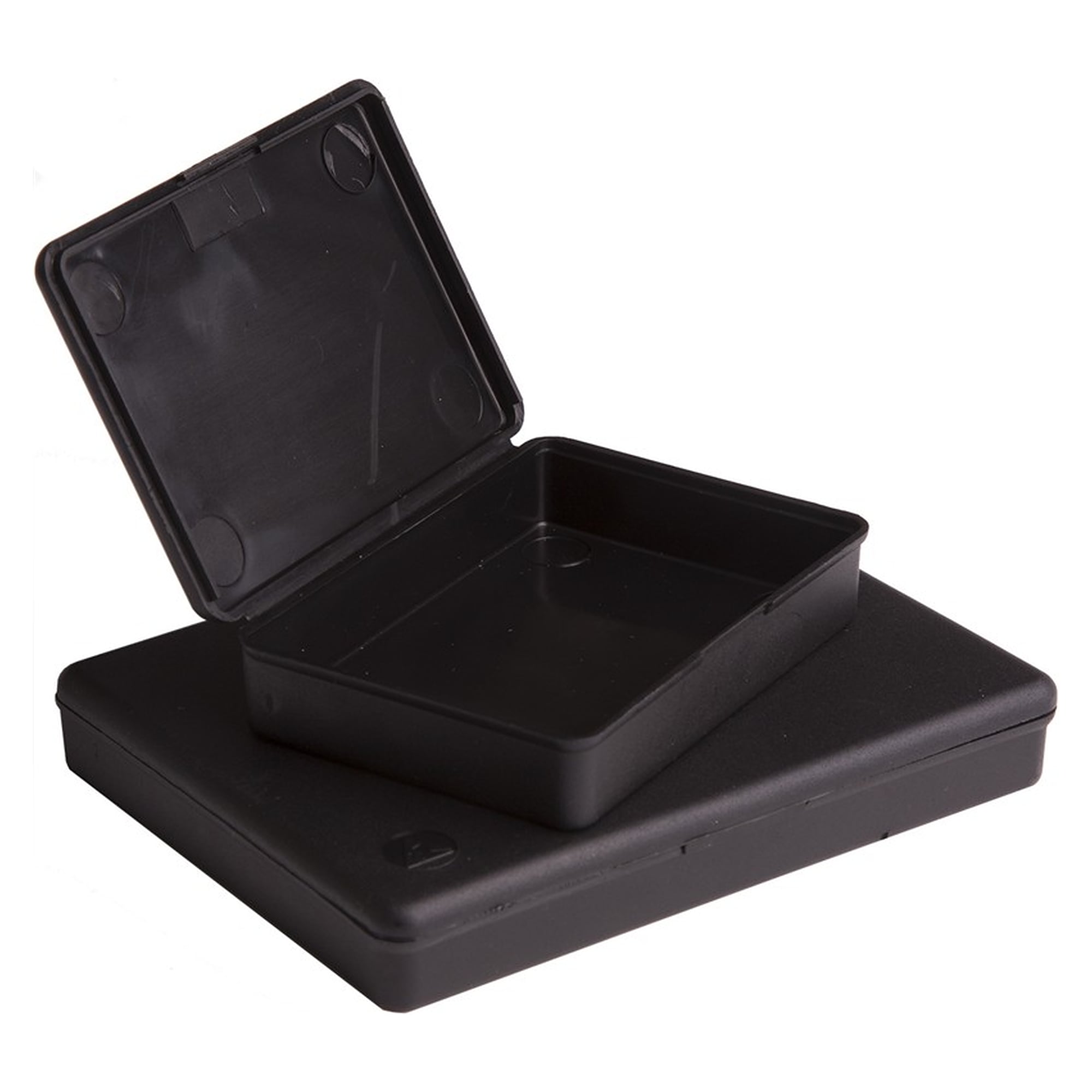 Conductive ESD Box without Foam Lining, Internal Sizes from 35 x 35 x 11 mm to 230 x 128 x 40 mm - Desco