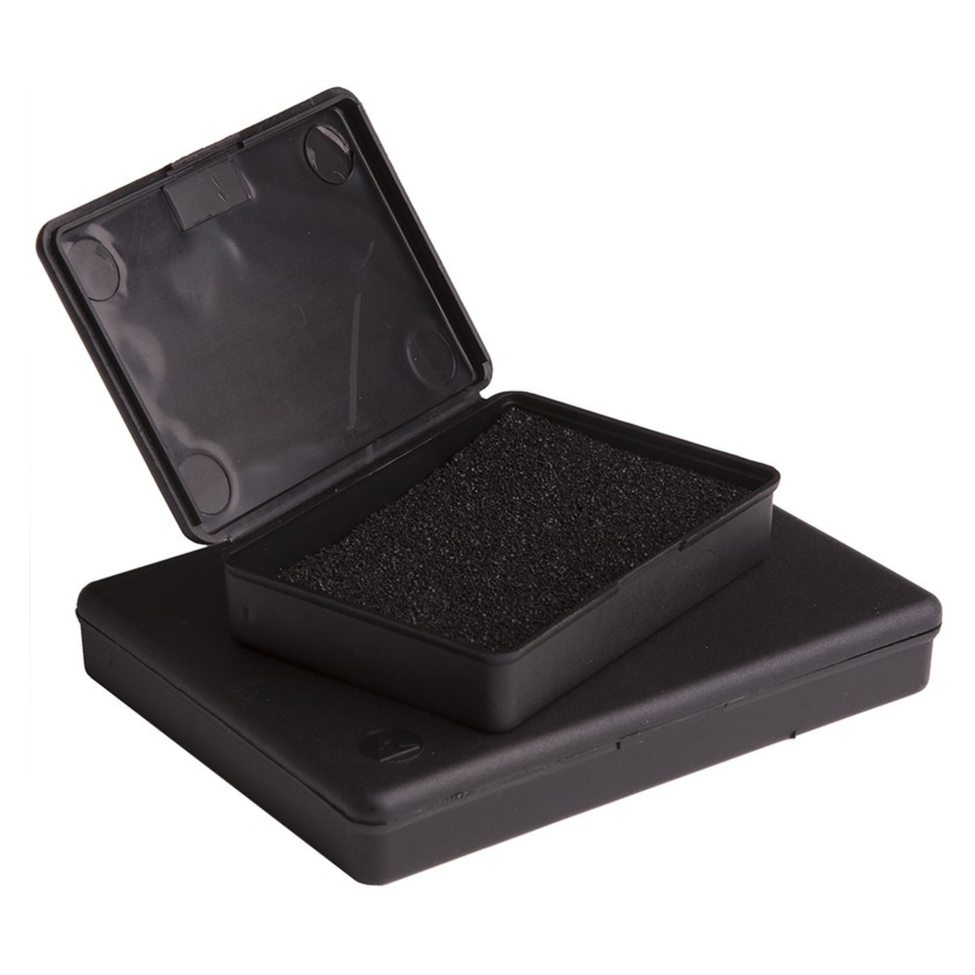 Conductive ESD Box with 6 mm HD Foam in Base, Internal Sizes from 35 x 35 x 11 mm to 230 x 128 x 40 mm - Desco