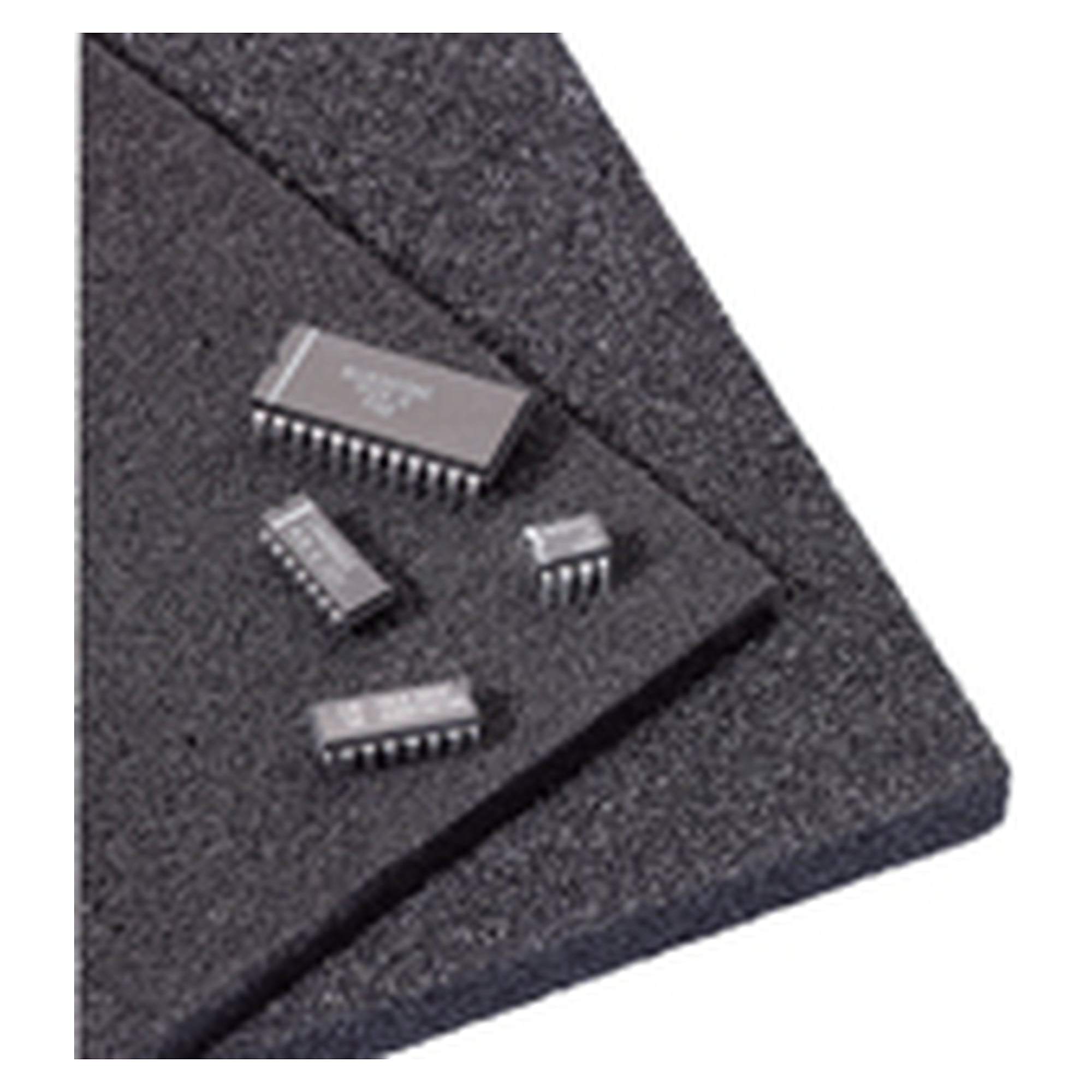 Conductive HD Pin-Insertion Foam, 305 x 305 x 6 mm Pieces, Pack of 9 - Desco 241540