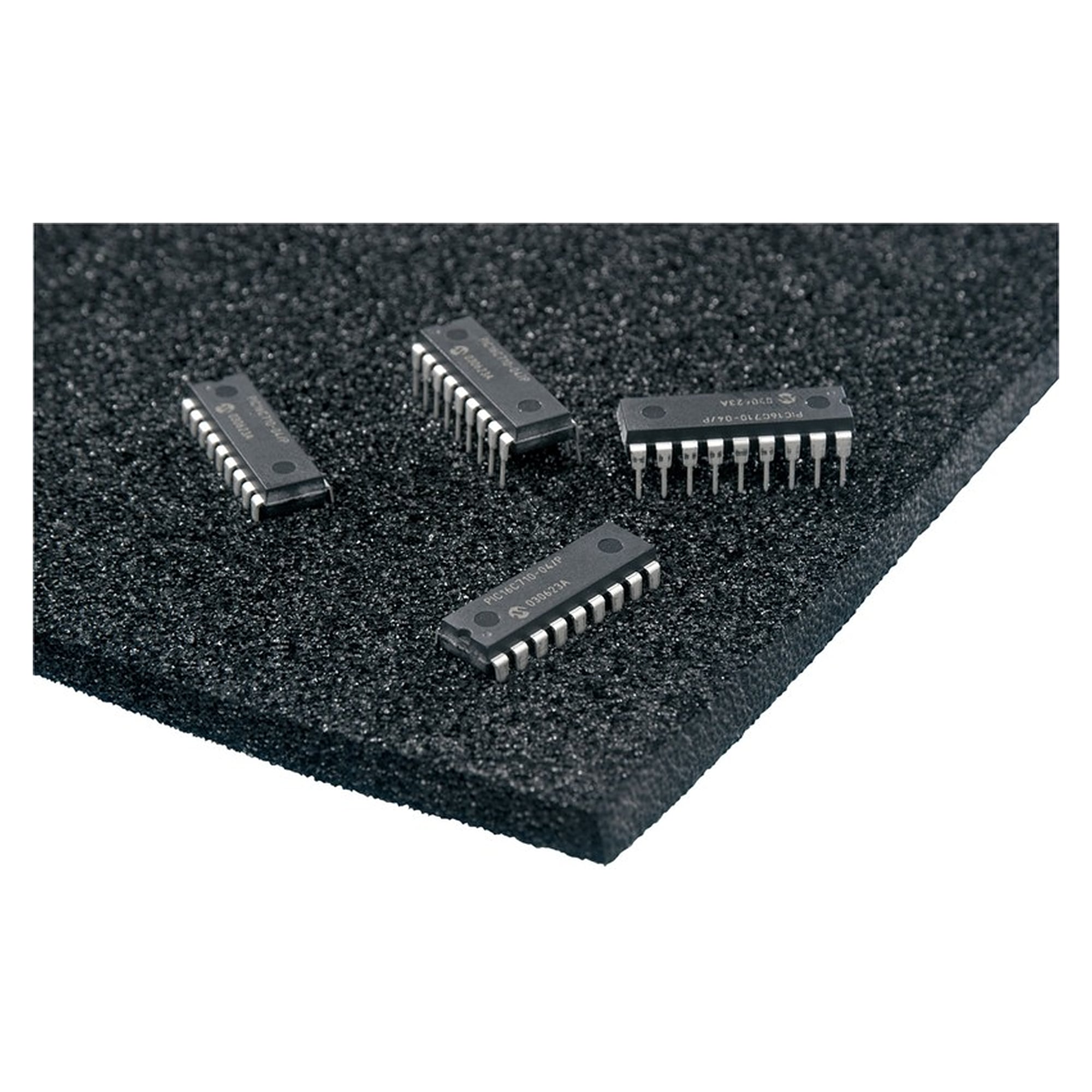 Conductive Closed-Cell Pin-Insertion Foam, Cross-Linked PE, 250 x 250 x 6 mm - Desco 241570