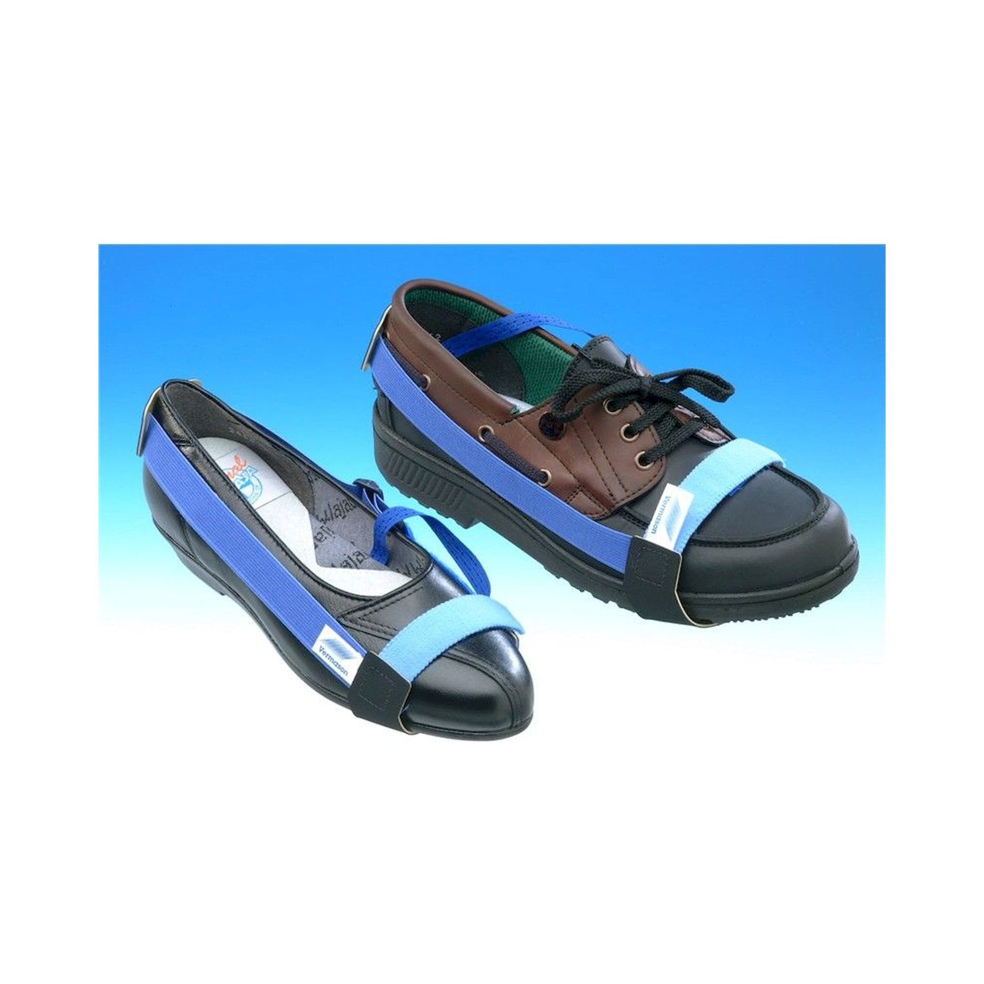 DESCO 248695. Toe Grounder with Hook and Loop Straps, No Resistor, Bag of 2