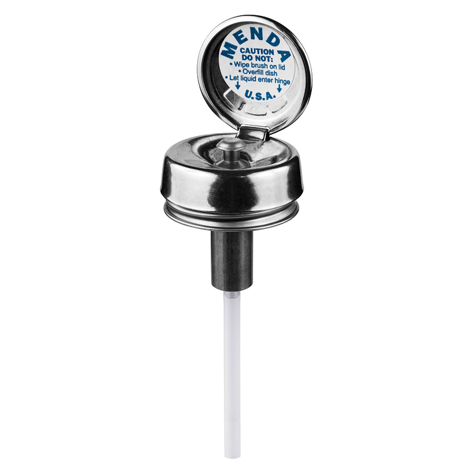 Pure-Touch Ersatzpumpe aus Edelstahl, Steigrohr für 120-ml-Flaschen, ohne Flasche - Desco 35501