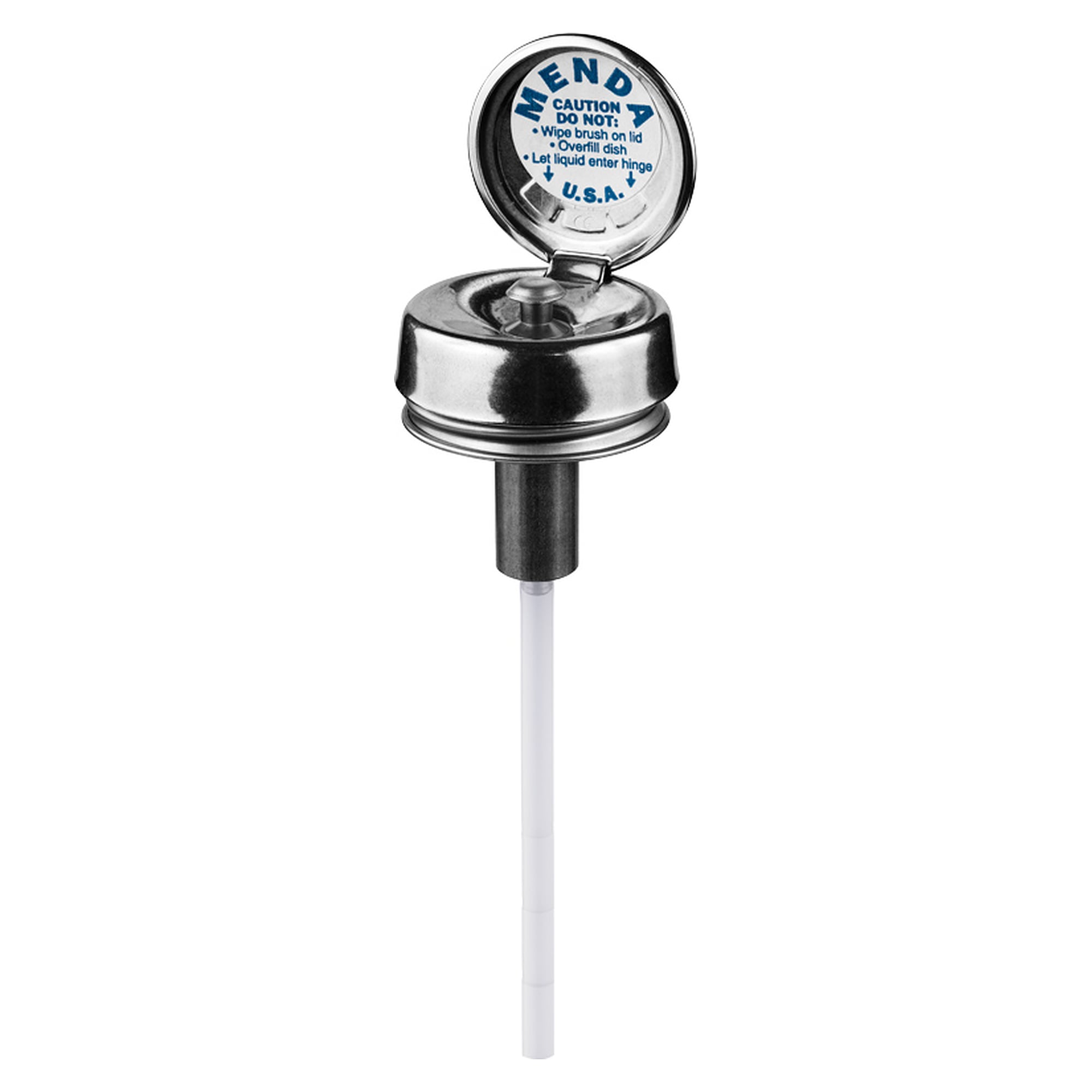 Pure-Touch Replacement Pump, Stainless Steel, Stem for 180 ml Bottles, Pump Only - Desco 35502