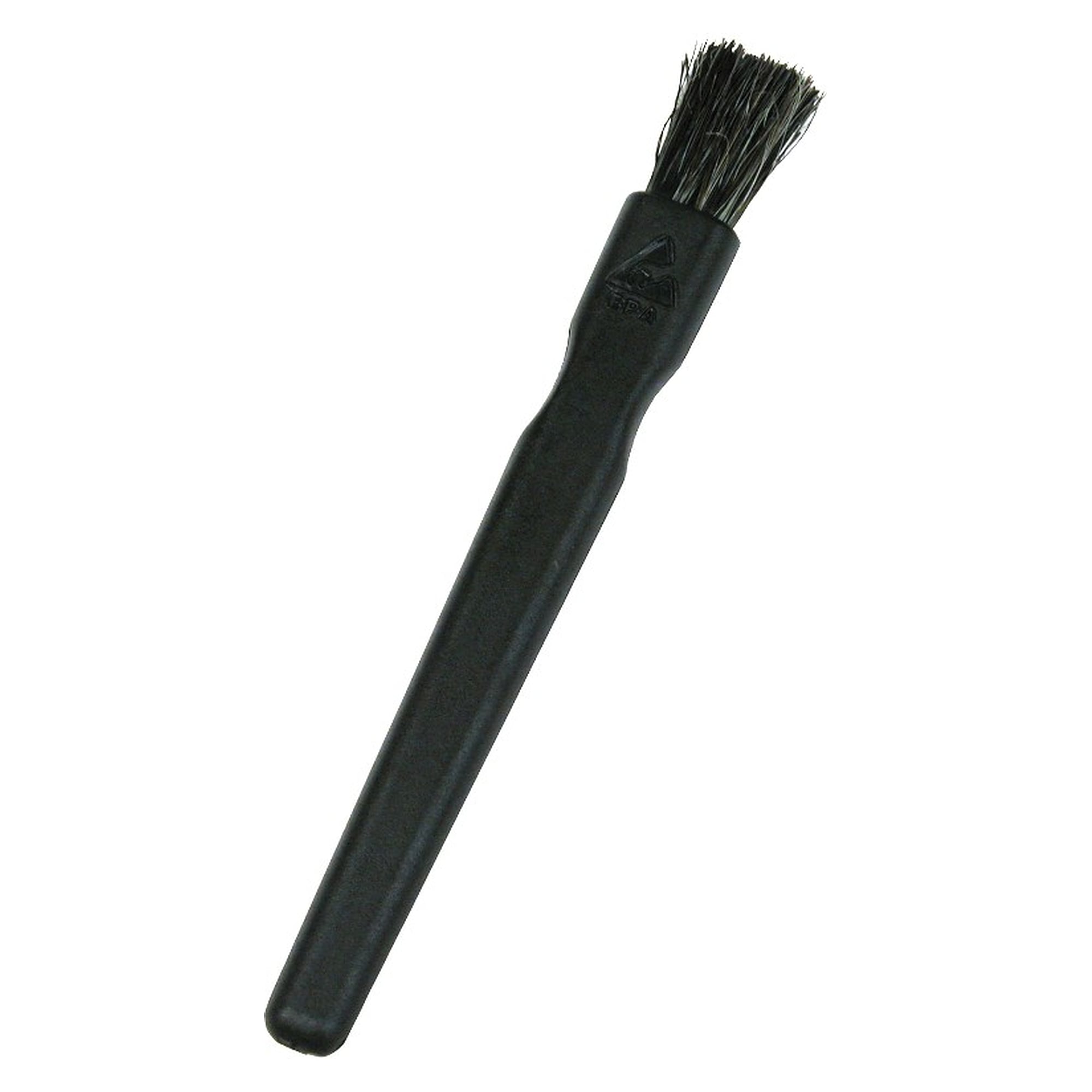 Brosse ESD conductrice, plate, semi-ferme, largeur de poils 13 mm, manche conducteur - Desco 35694