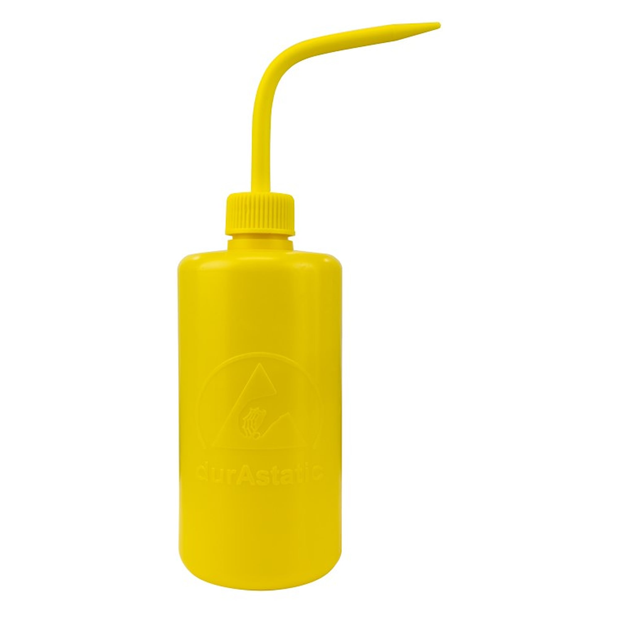Spritzflasche durAstatic 480 ml, gelb, mit Schwanenhals, ableitfähig - Desco 35793