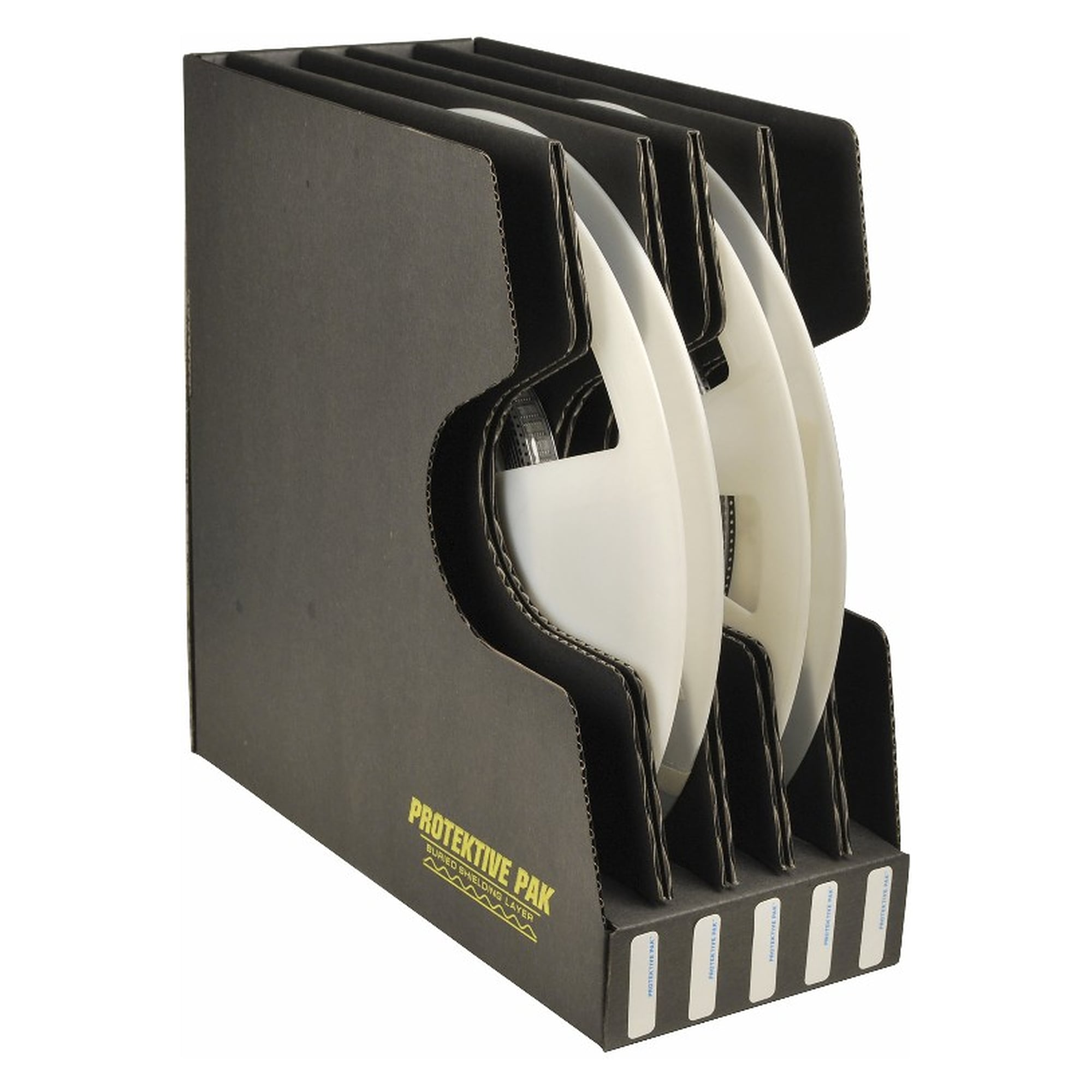 ESD-Rollenbox für 13-Zoll-Rollen (330 mm), 5 Fächer, 146 x 348 x 337 mm - Desco 37567