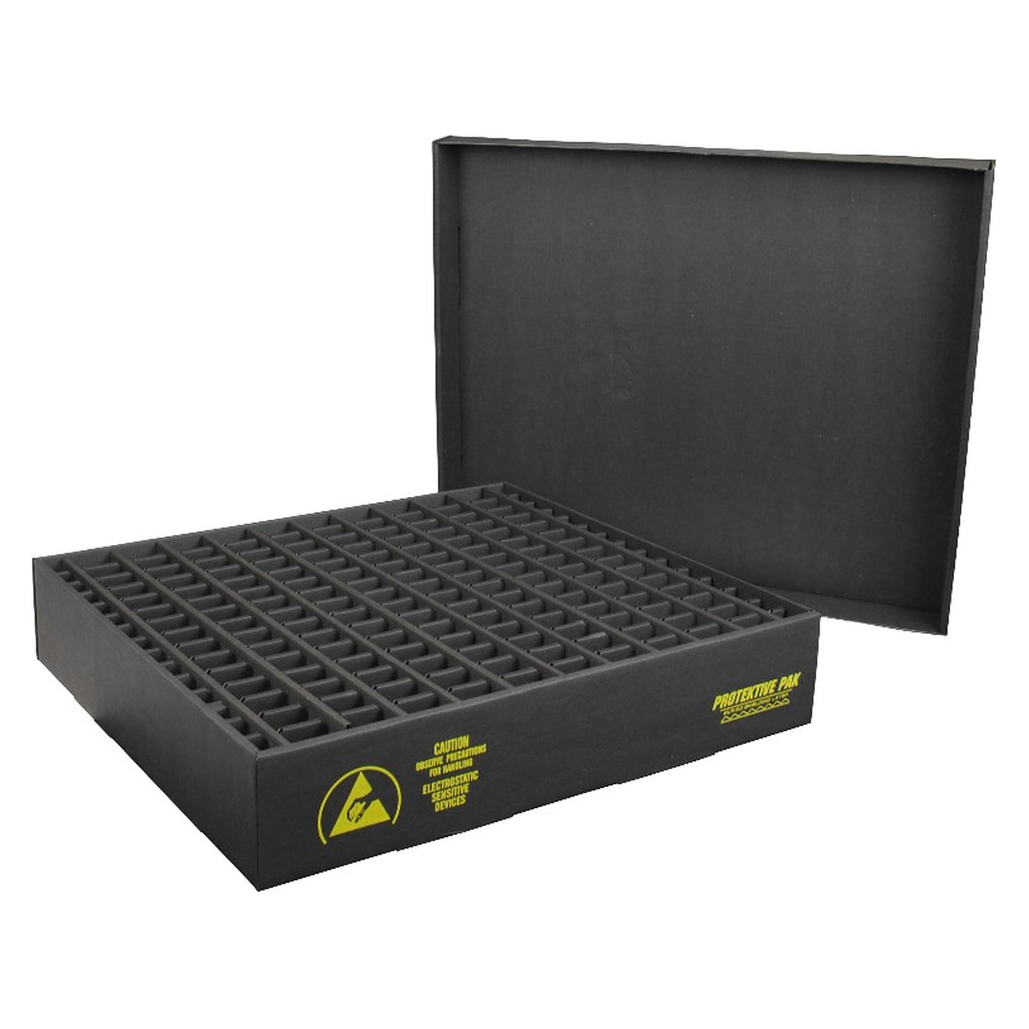 ESD Inplant Handler, Adjustable, with Lid, 102 x 95 to 203 x 248 mm - Desco