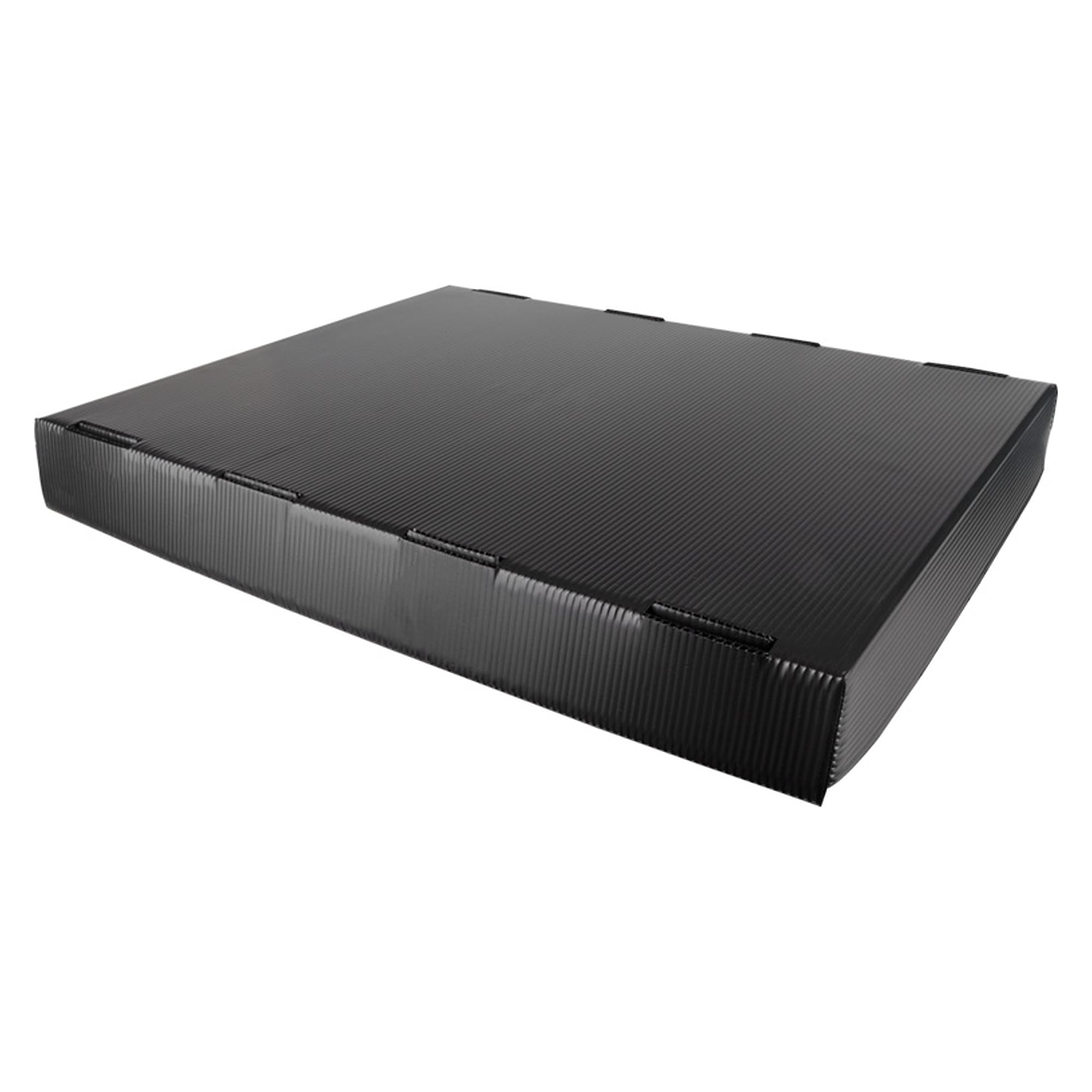 Couvercle ESD Plastek pour conteneurs 581 x 327 mm, conducteur, 597 x 340 x 51 mm - Desco 39131
