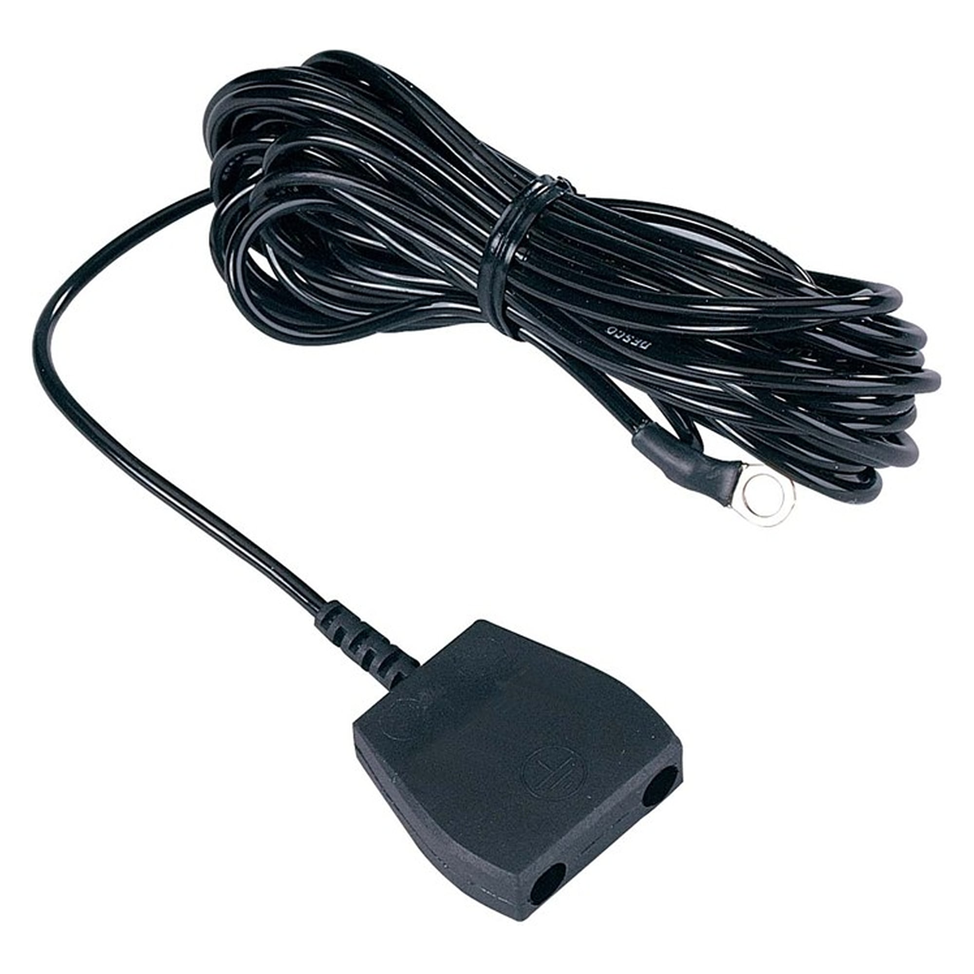 ESD Earth Bonding Point Cord, 2 Banana Jacks, 10 mm Stud, 4.5 m to M5 ring terminal, 1 Megohm - Desco 60348