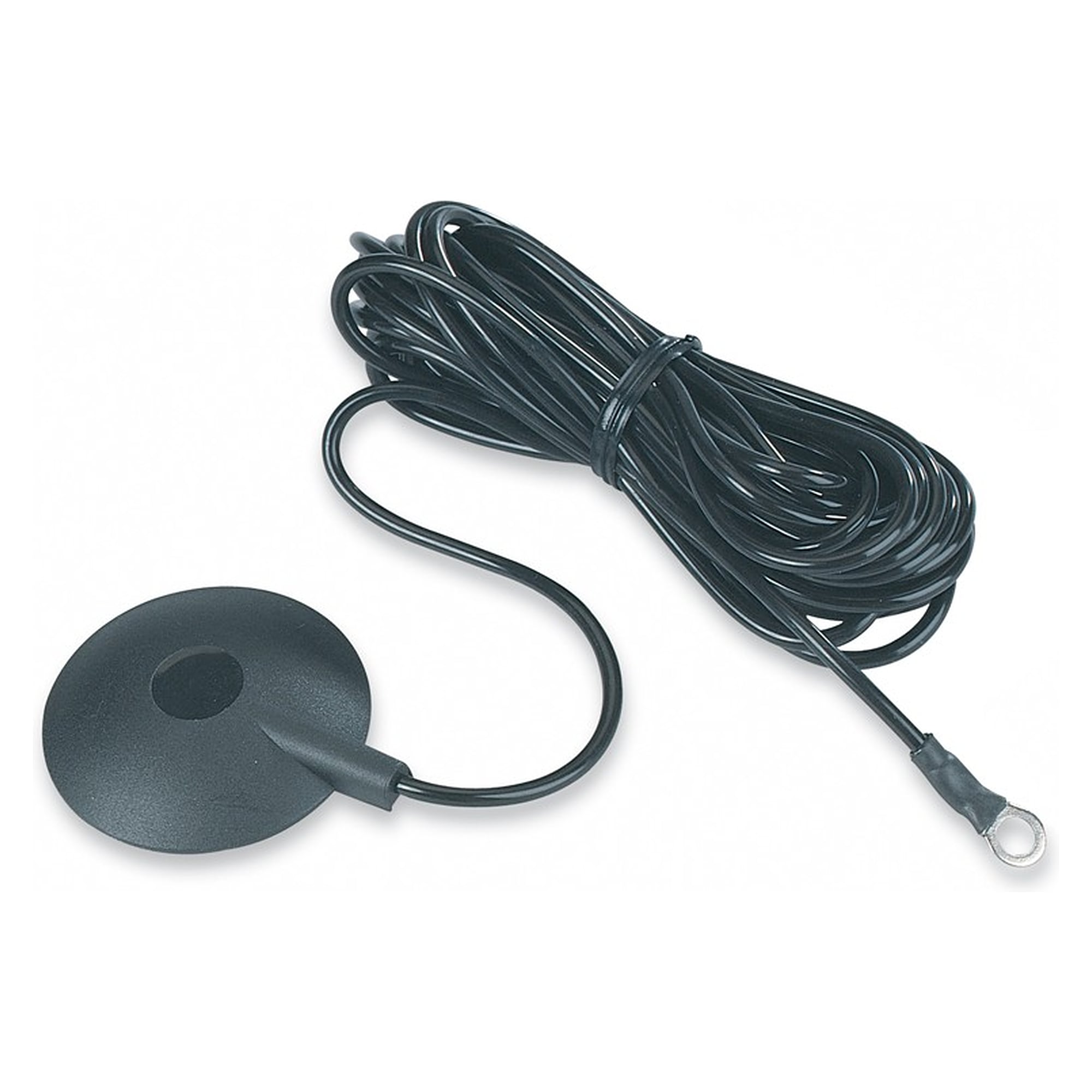 ESD-Erdungskabel für Bodenmatten mit konischem Kopf, 10-mm-Druckknopf, 4,5 m auf M5-Ringöse, 1 Megaohm - Desco 60474