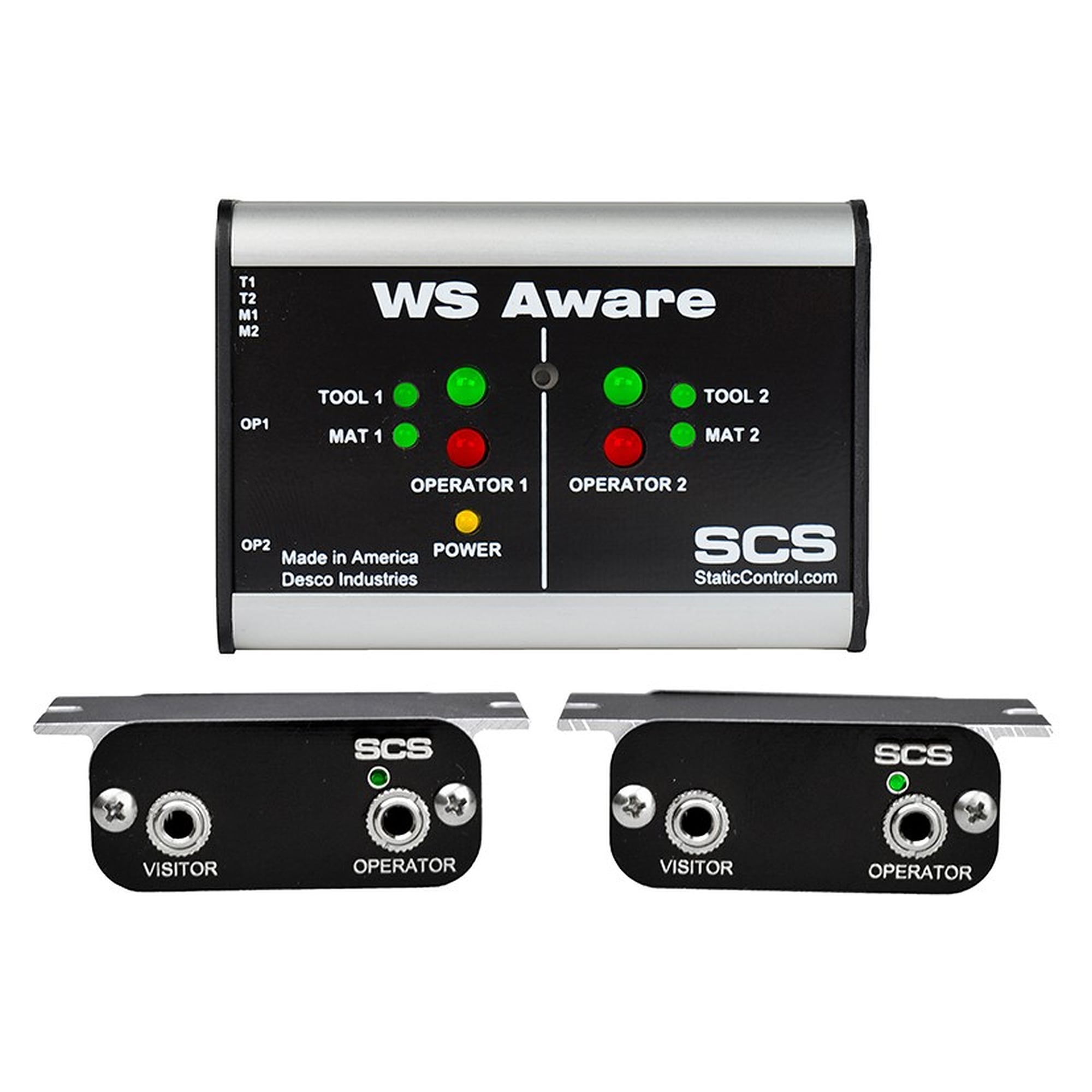 WS Aware Monitor for 2 Workstations with Standard Remotes, Ethernet - Desco 770067