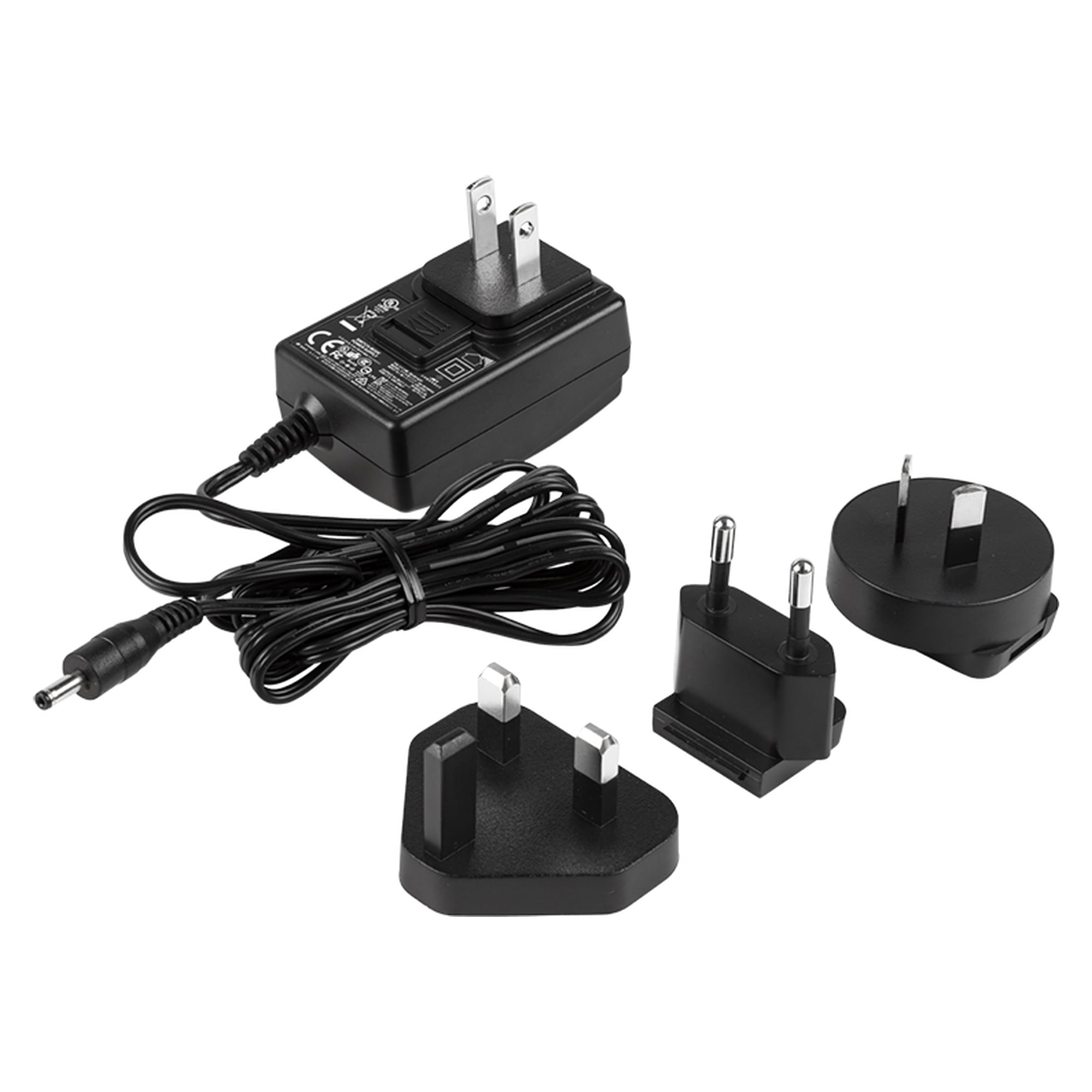 Power Adapter 100-240 VAC to 5 VDC 1.0 A with Interchangeable Plugs for EM Eye - Desco 770756