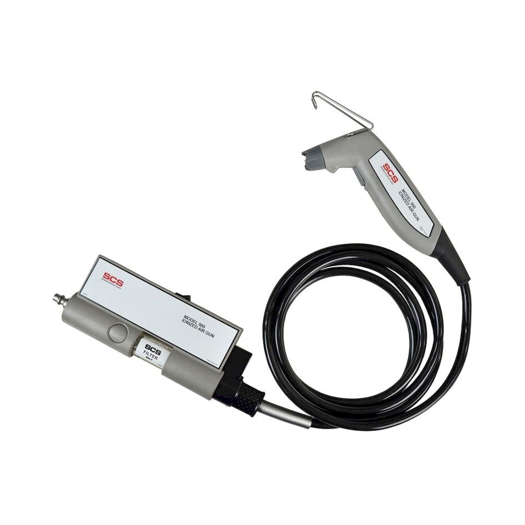 Ionisierpistole 980E mit 2,13 m Schlauch, 220 V, ohne Netzteil - SCS 980E