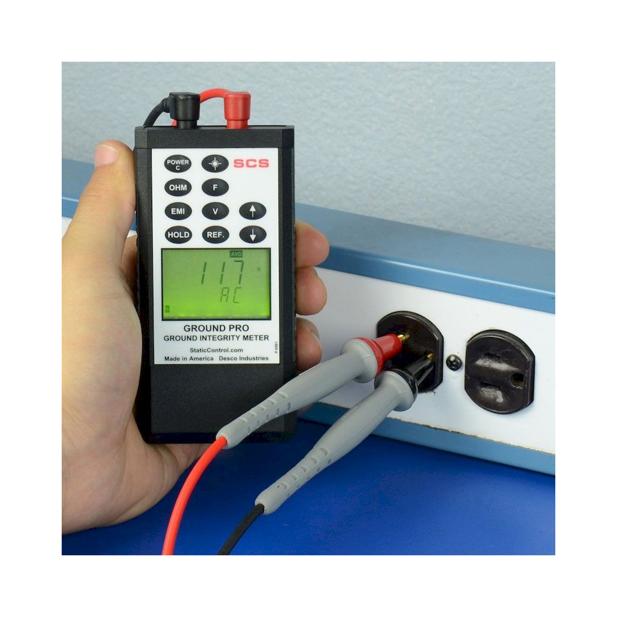 Ground Pro Meter pour controler l'impedance de terre et les sources EOS - Desco CTM051